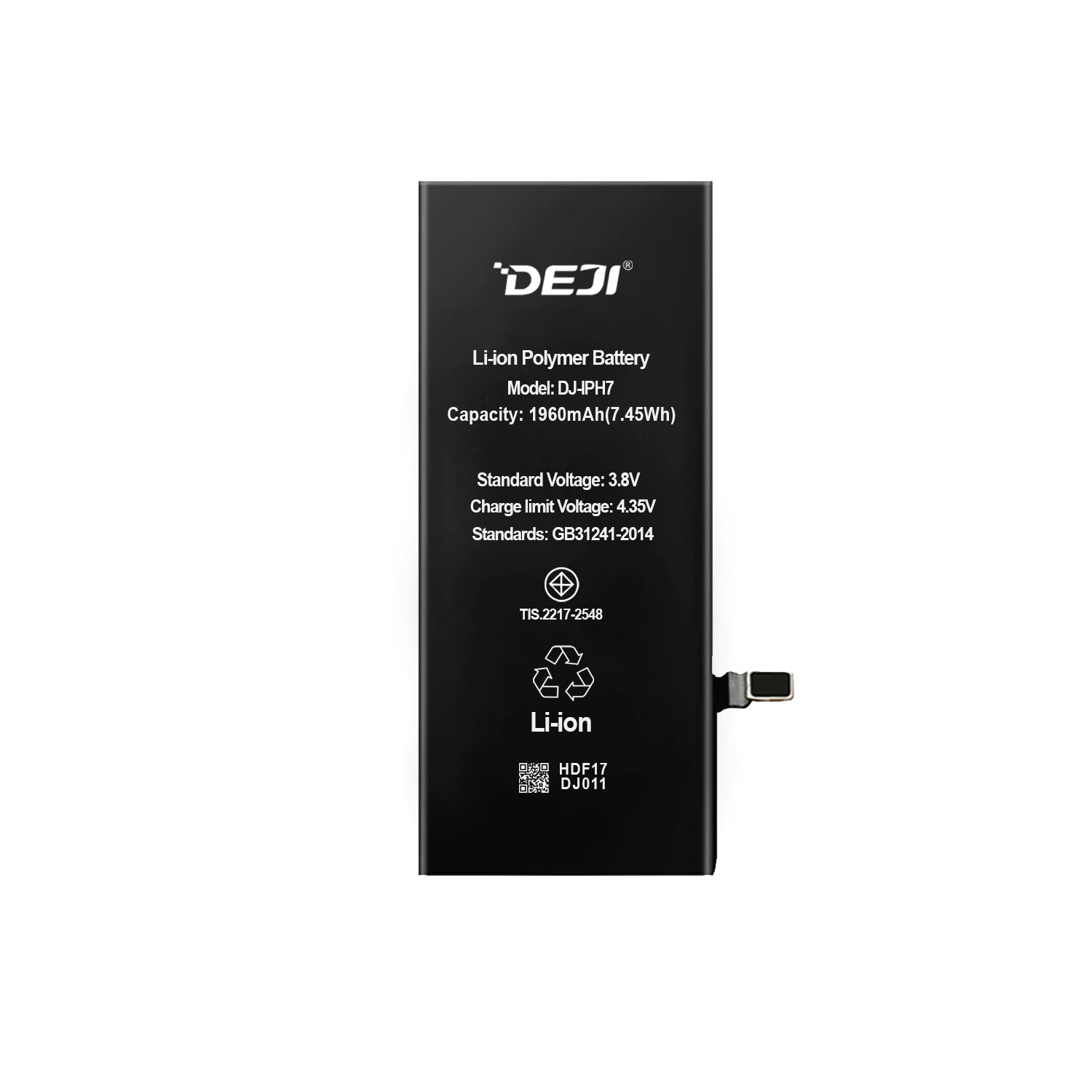 Bateria para Iphone 7 DEJI IC Original Capacidad 1960mAh Maxima Duracion - Mayorista de Tecnología