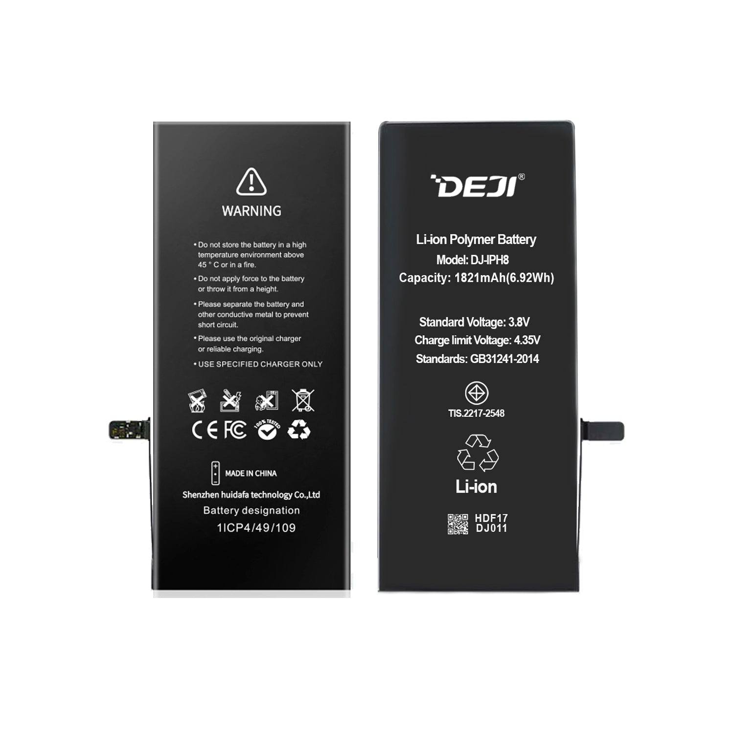 Bateria para Iphone 8 DEJI IC Original Capacidad 1821mAh Maxima Duracion