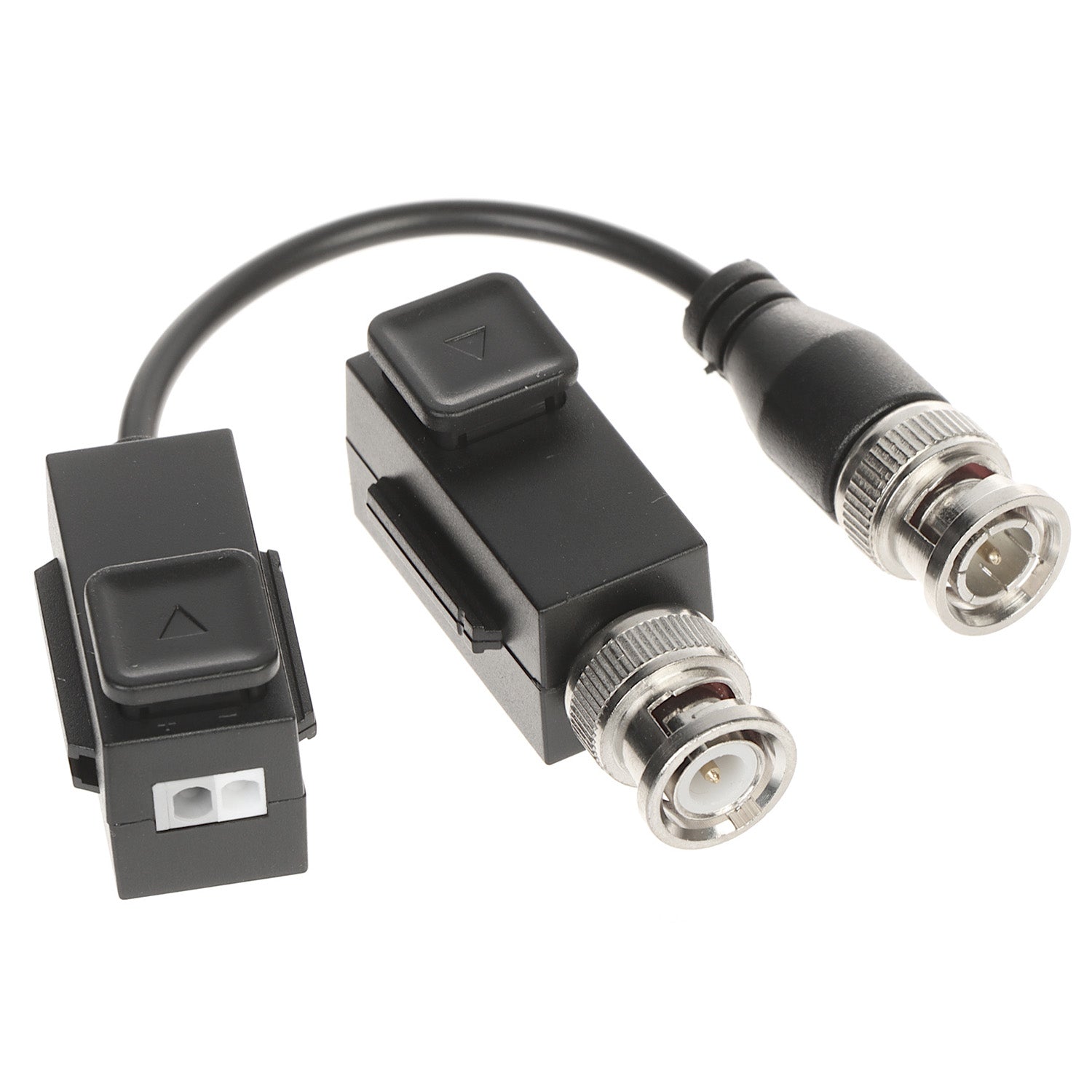 Balun de Video Pasivo Hikvision HD-TVI/CVI/AHD/CVBS Transmisor y Receptor 2MP hasta 4K