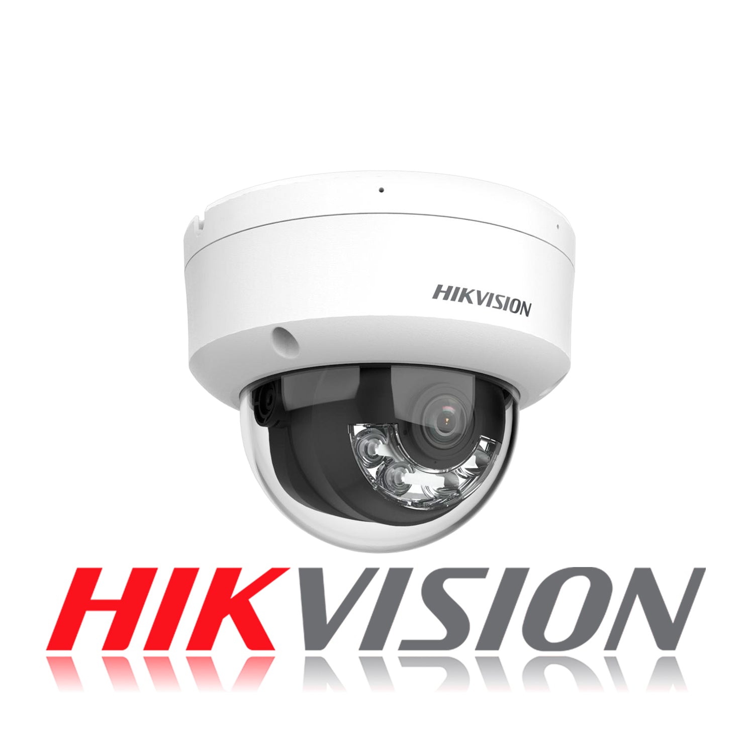 Camara IP Domo Hikvision Smart Hybrid Light 2MP 2.8MM IR30M Microfono Integrado Proteccion IP67 IK08