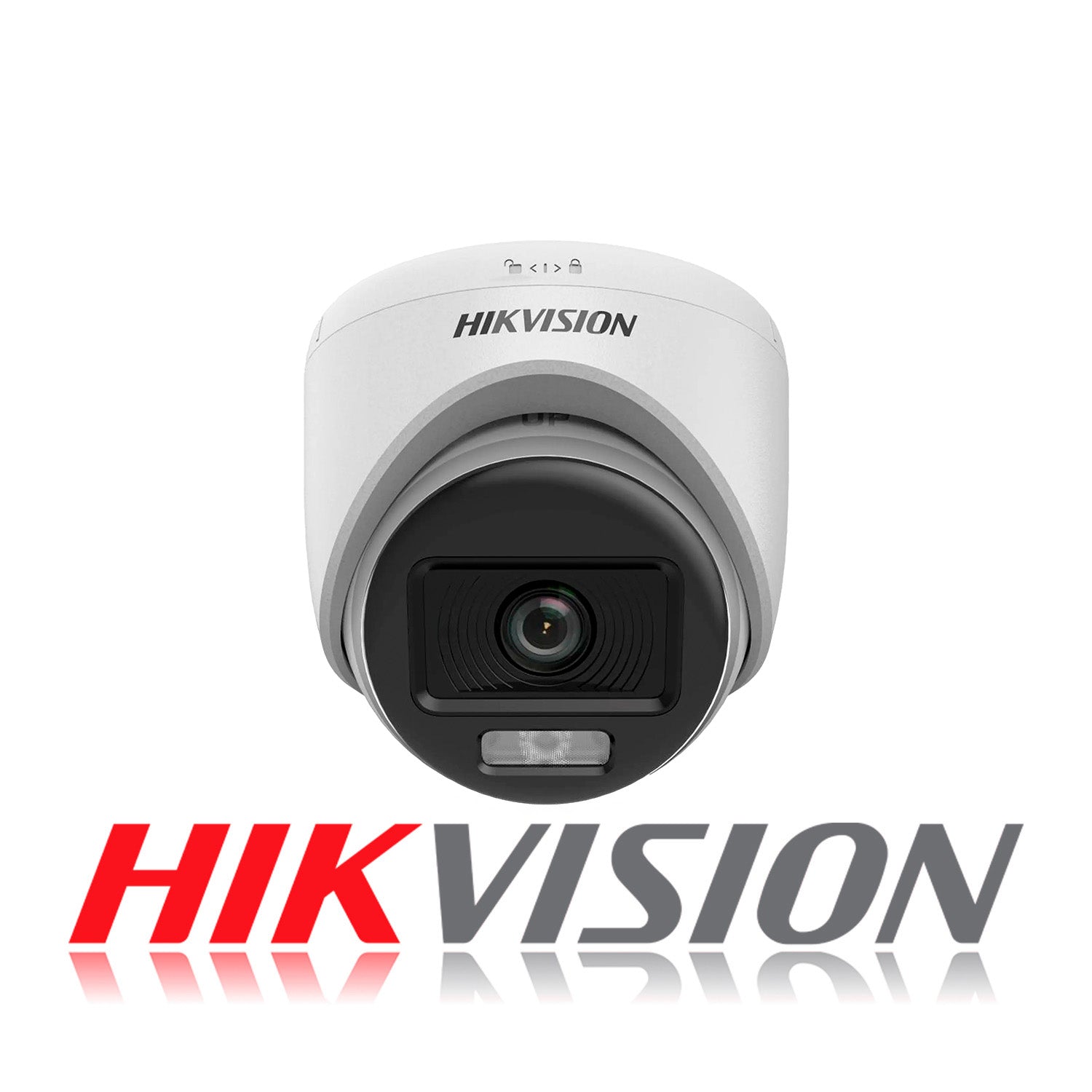 Camara de Seguridad Analoga Domo Hikvision ColorVu 2MP Lente 2.8MM Alarma Luz Blanca Fija 20M 3D DNR - Mayorista de Tecnología