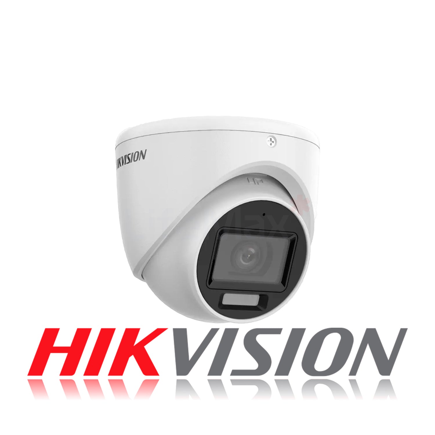 Camara de Seguridad Analoga Domo Hikvision Luz hibrida inteligente FHD 2MP Vision Fija 2.8mm IP67