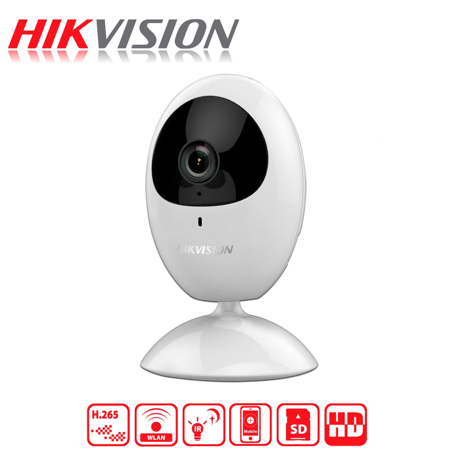 Camara Wifi IP Cubo Hikvision HD 2MP 2.8MM IR10M Ranura MicroSD 128GB Audio Bidireccional WDR - Mayorista de Tecnología