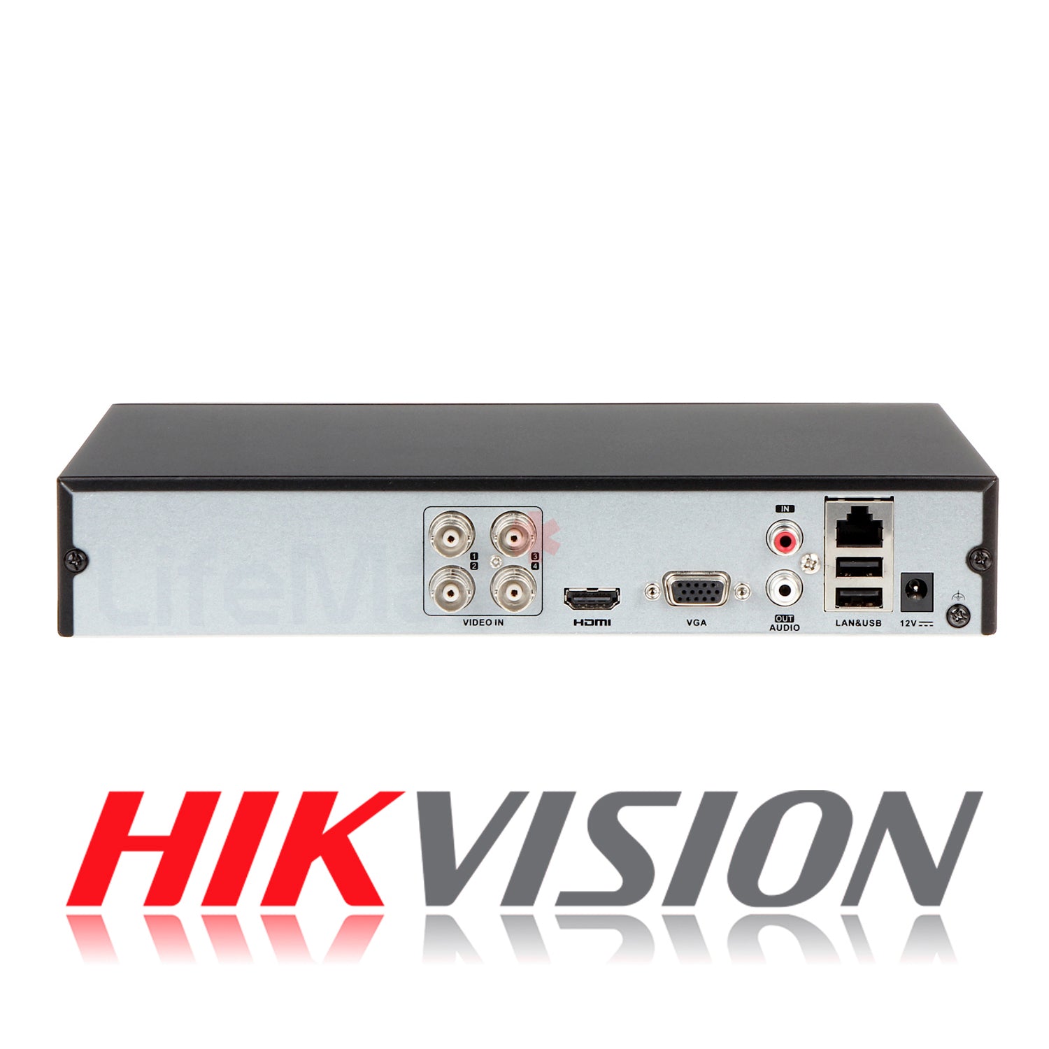 DVR 4 Canales Turbo HD Pentahibrido Hikvision Video Grabador H.265 pro+ Max 5 Camaras IP