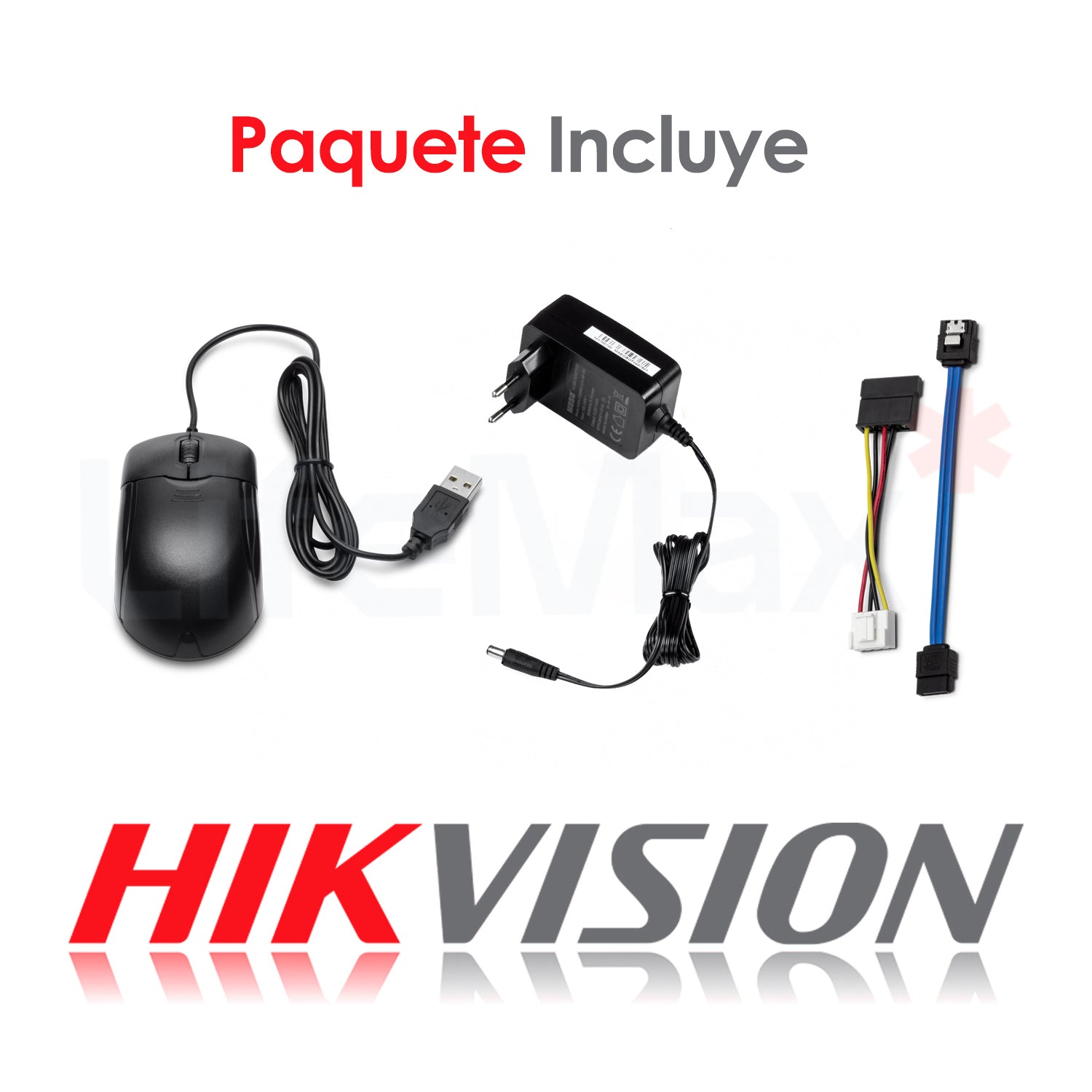 DVR 4 Canales Turbo HD Pentahibrido Hikvision Video Grabador H.265 pro+ Max 5 Camaras IP