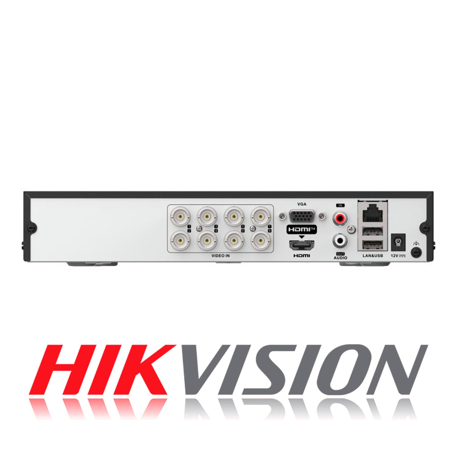 DVR 8 Canales Turbo HD Pentahibrido Hikvision Video Grabador H.265 pro+ Max 10 Camaras IP