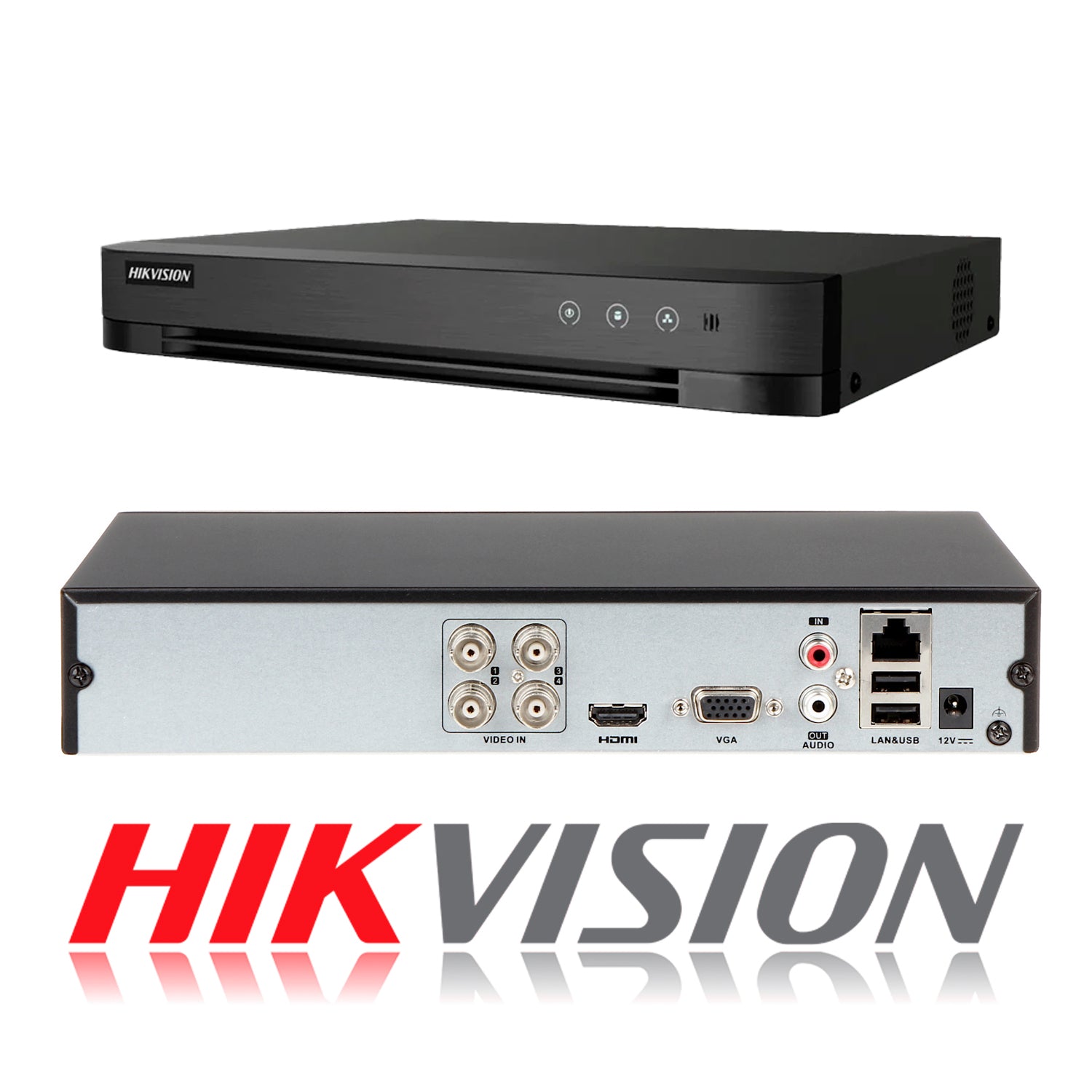 Kit de Camaras de Seguridad + DVR 4 Canales Hikvision Turbo FHD Sata 1 TB 2 Camaras Bala 2 Domo - Mayorista de Tecnología