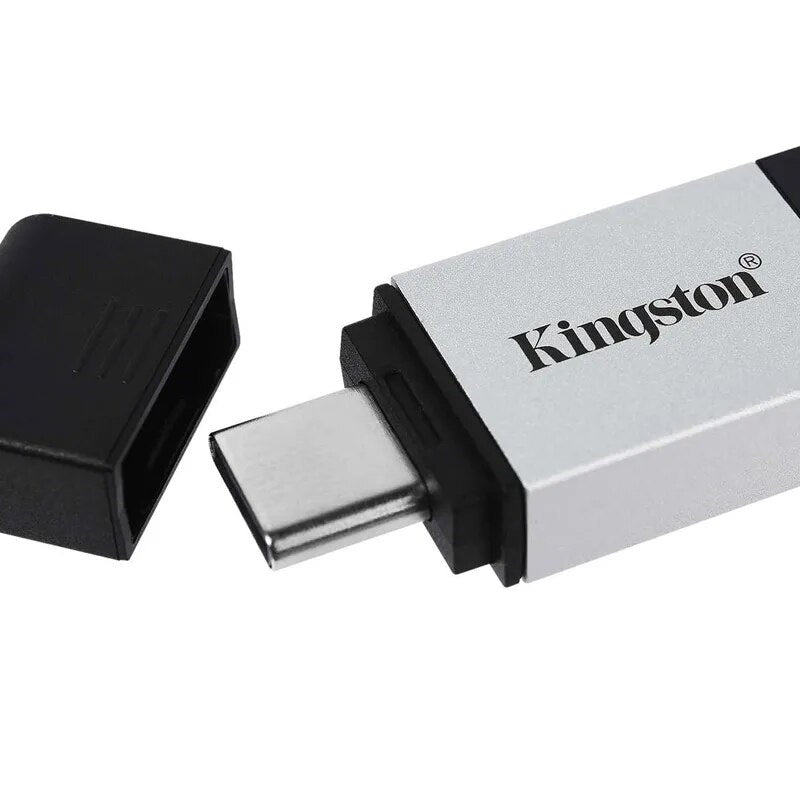 Pendrive USB 3.2 Tipo-C 32GB Kingston DataTraveler 80 Unidad Flash 200MB/s Compatible MAC y Windows