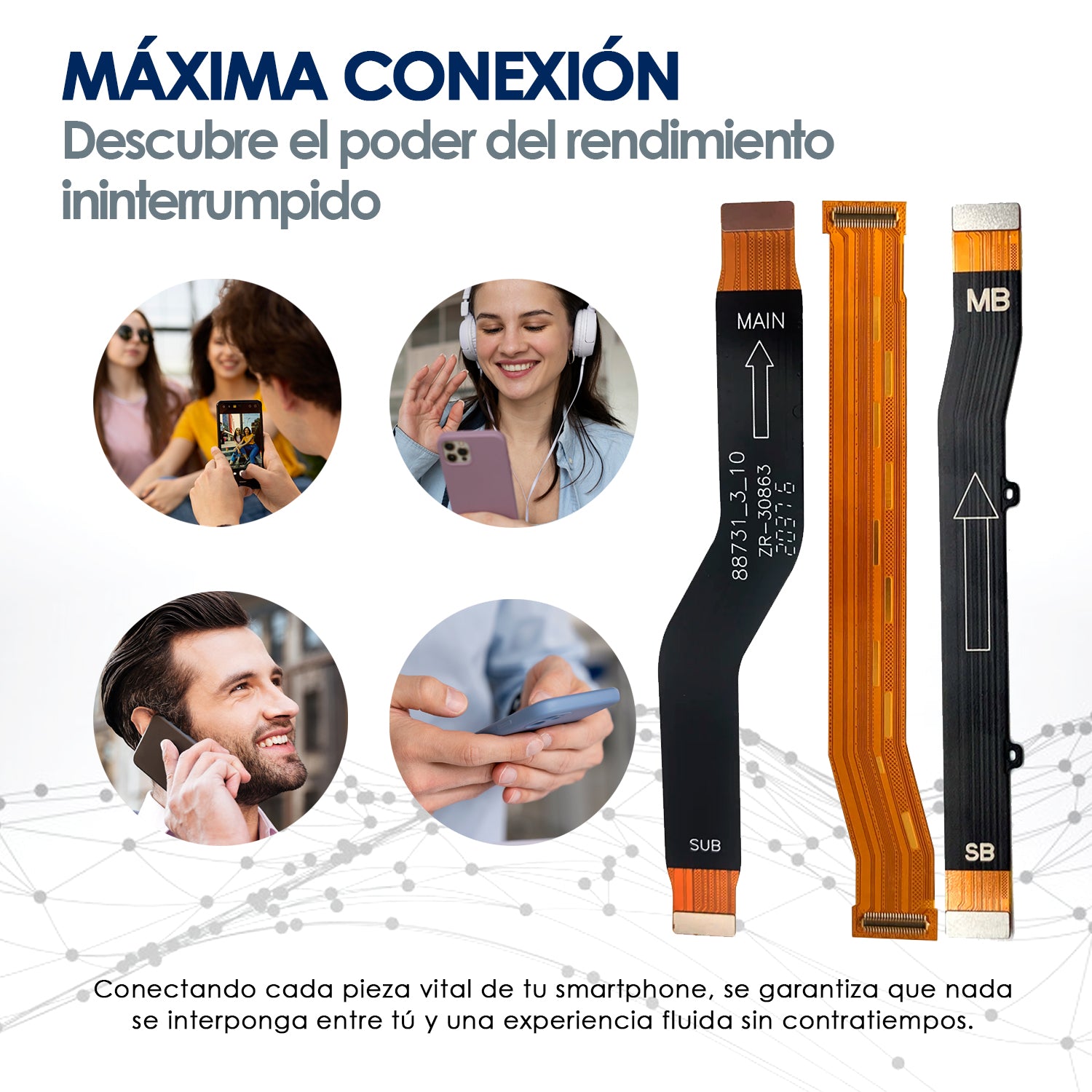 Flex Main Principal Compatible con Samsung Galaxy A33 5G