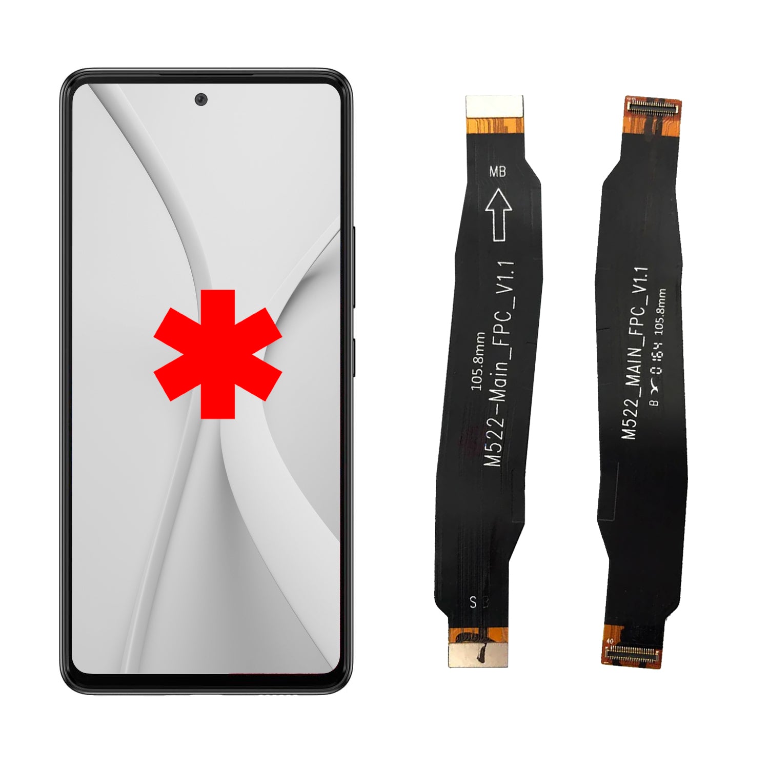 Flex Main Principal Compatible con Xiaomi Redmi Note 9 Pro - Mayorista de Tecnología