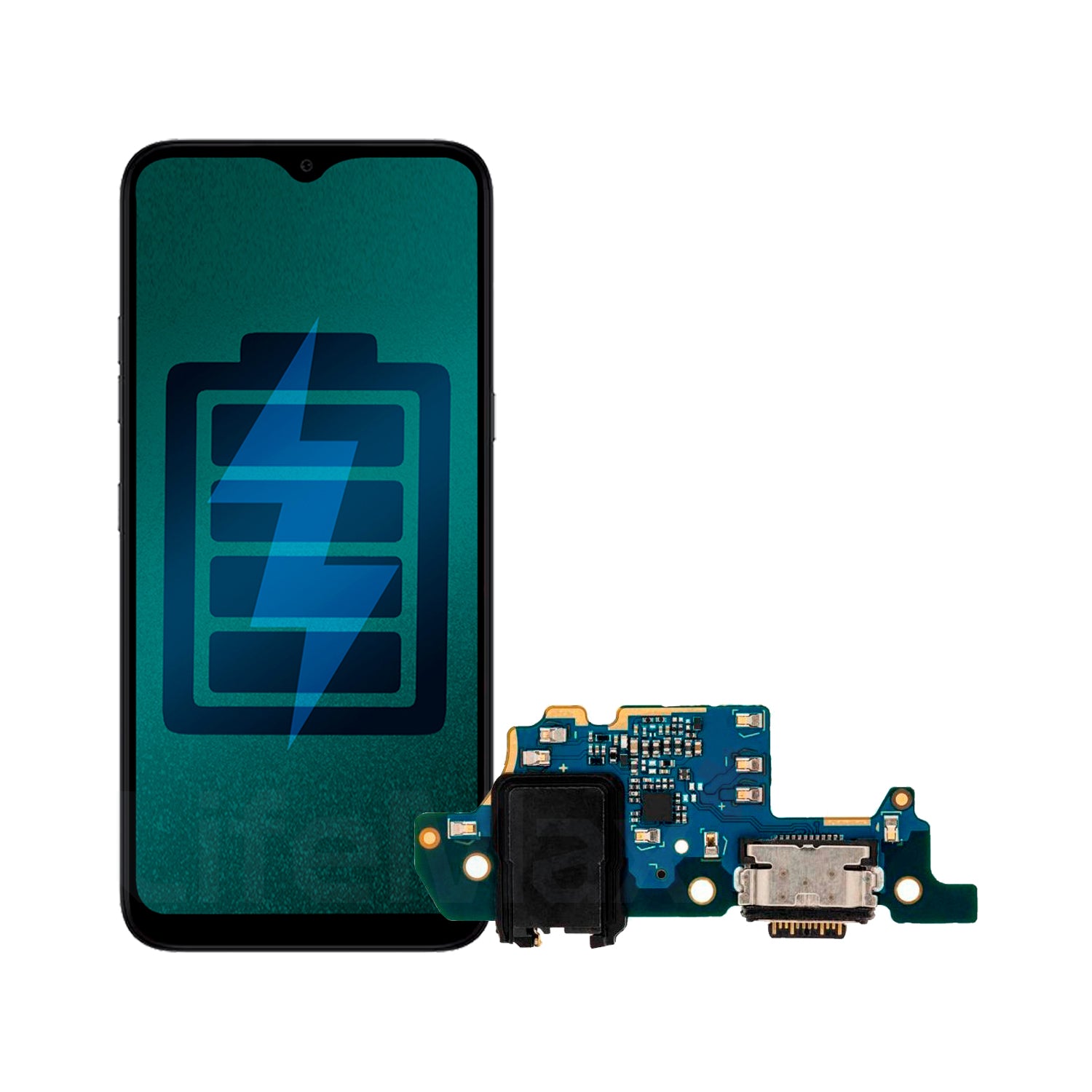 Flex de Carga Compatible con LG K52 Conector Tipo C
