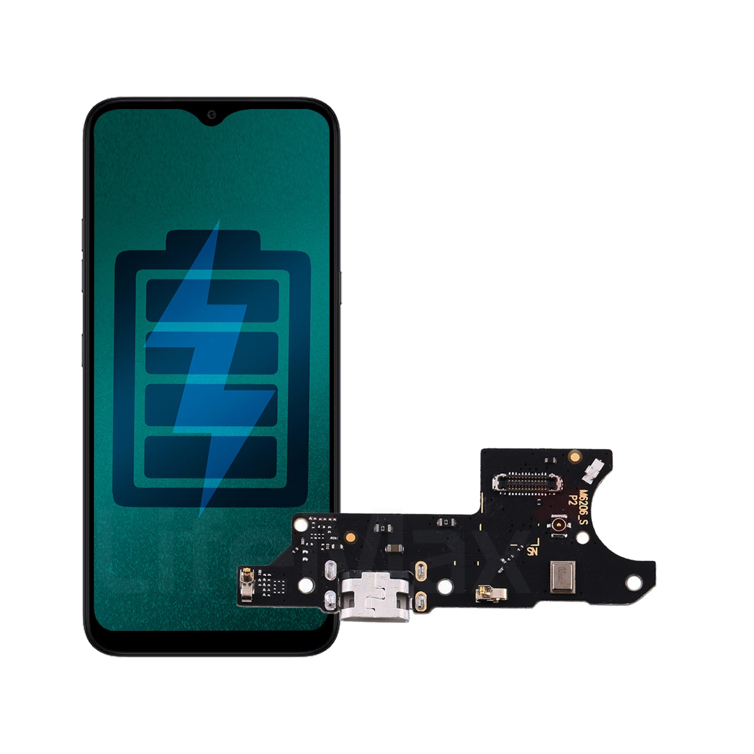 Flex de Carga para Motorola Moto G8 Power Lite Micro B