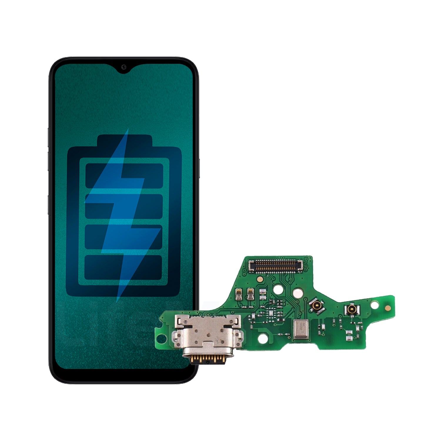 Flex de Carga Compatible con Motorola Moto G8 Plus Tipo C