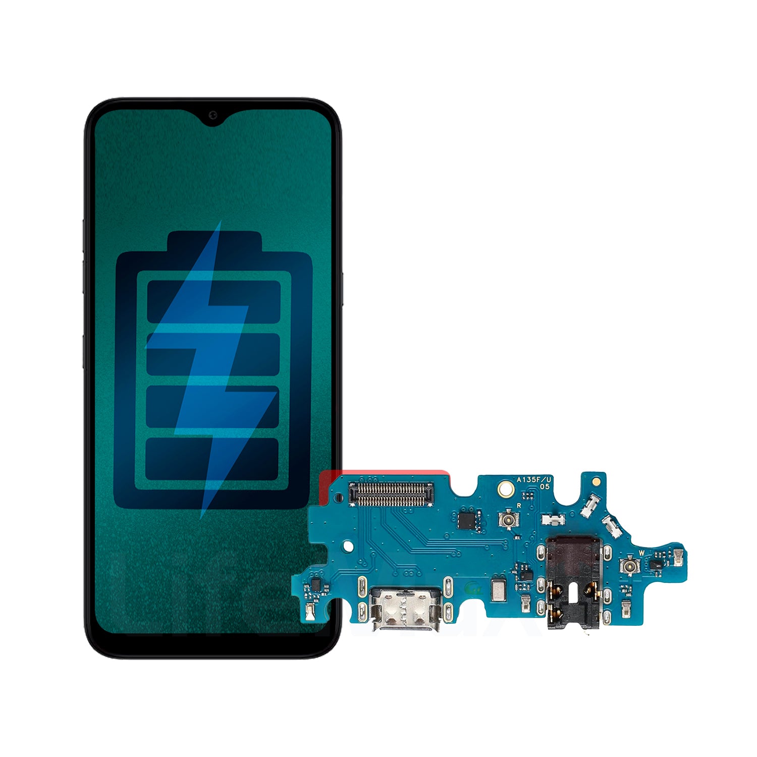Flex de Carga Compatible con Samsung A13 4G Conector Tipo C