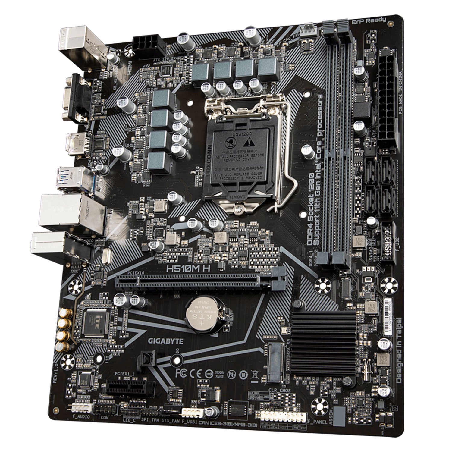 Placa Madre Gigabyte H510M H UTRA DURABLE Rev.1.0 PCIe 4.0 M.2 LGA1200 DDR4 Micro ATX [ H510MH ] - Mayorista de Tecnología