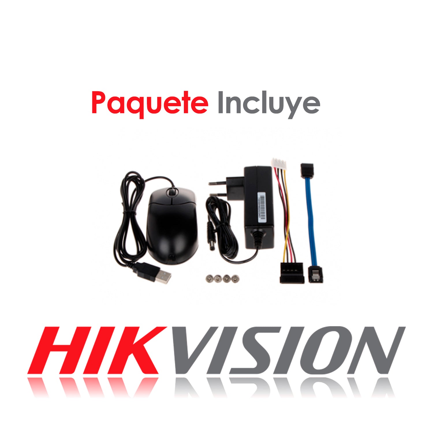 DVR 8 Canales Turbo HD Pentahibrido Hikvision Video Grabador H.265 pro+ AcuSense Max 12 Camaras Red