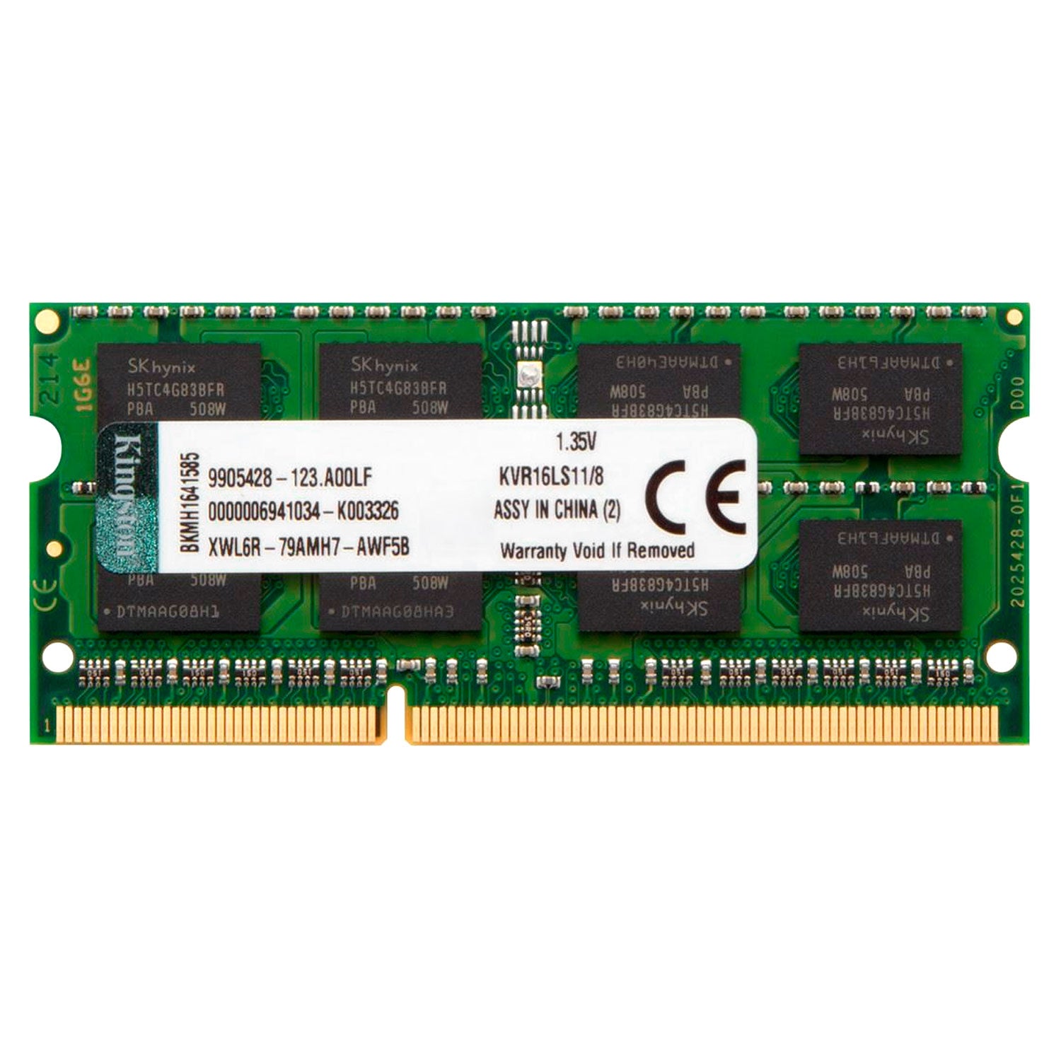 Memoria Ram Notebook Kingston DDR3L 8GB Sodimm KVR16LS11/8WP | Lifemax