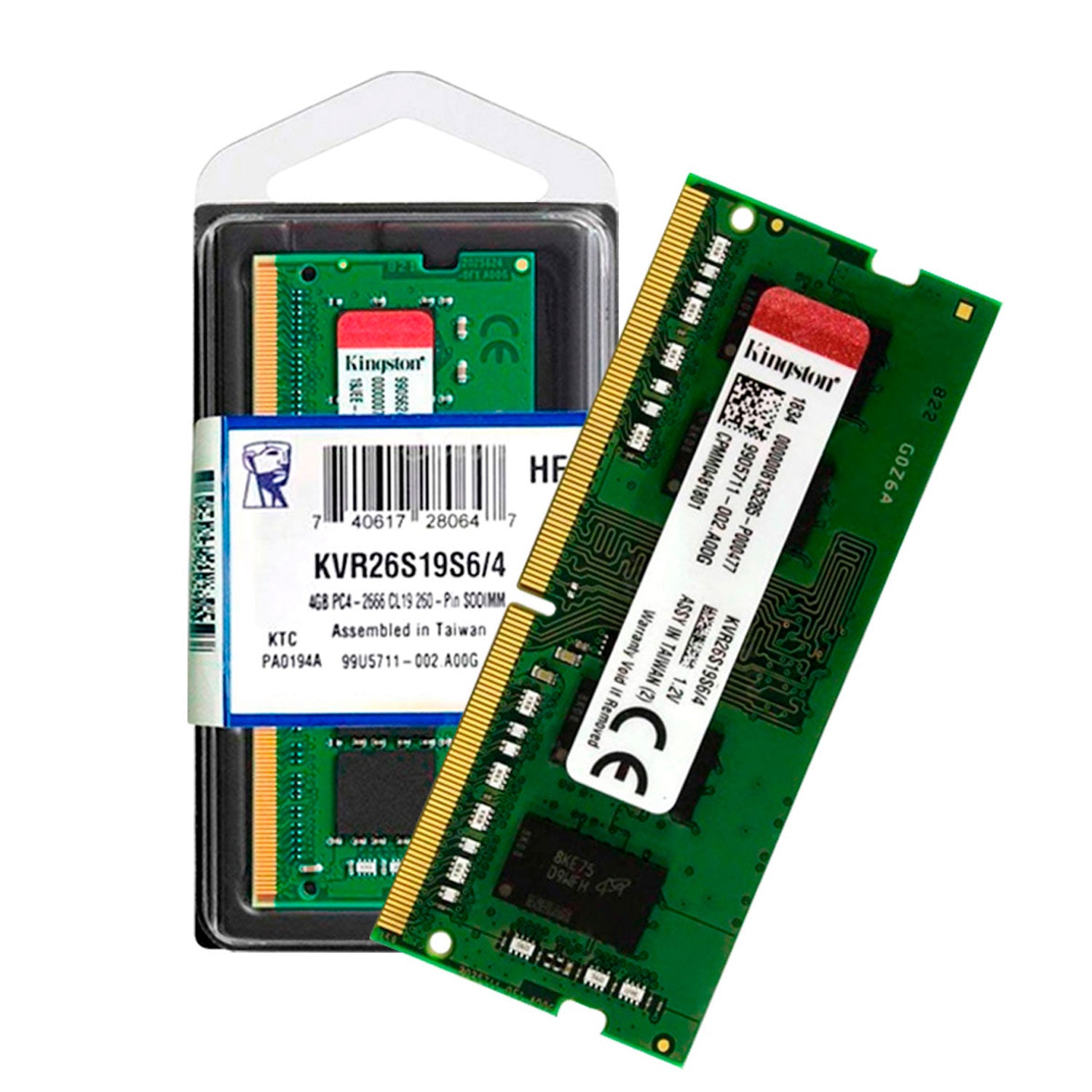 Memoria Ram Notebook Kingston Ddr4 4gb 2666mhz | Lifemax