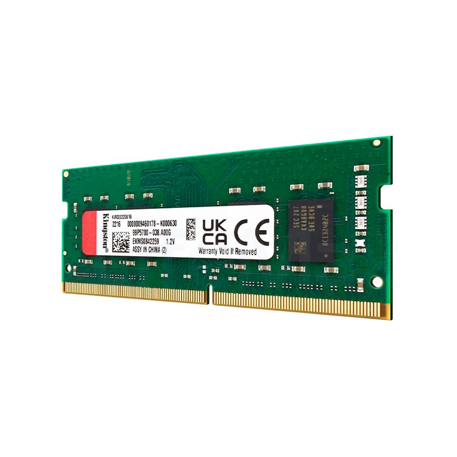 Memoria Ram Notebook Kingston 16GB DDR4-SODDIM 3200MHz 1.2 V Pin 260 [ KVR32S22S8/16 ] - Mayorista de Tecnología