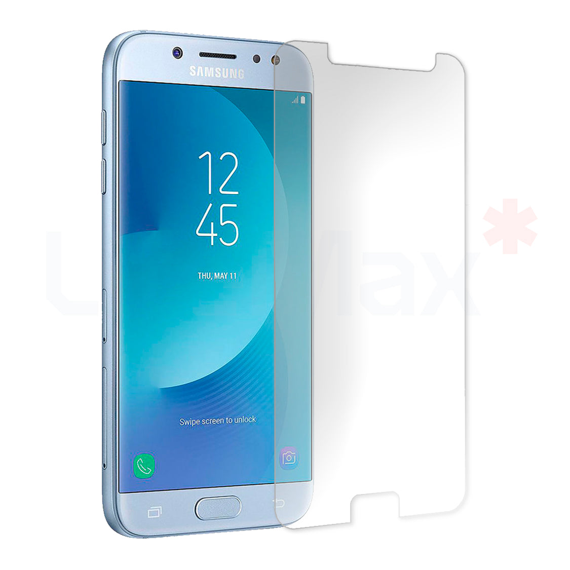 Lamina de Vidrio Templado Completa Resistente Compatible con Samsung Galaxy J7 Pro