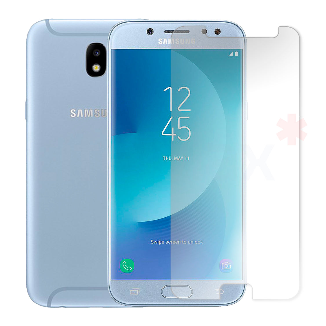 Lamina de Vidrio Templado Completa Resistente Compatible con Samsung Galaxy J7 Pro