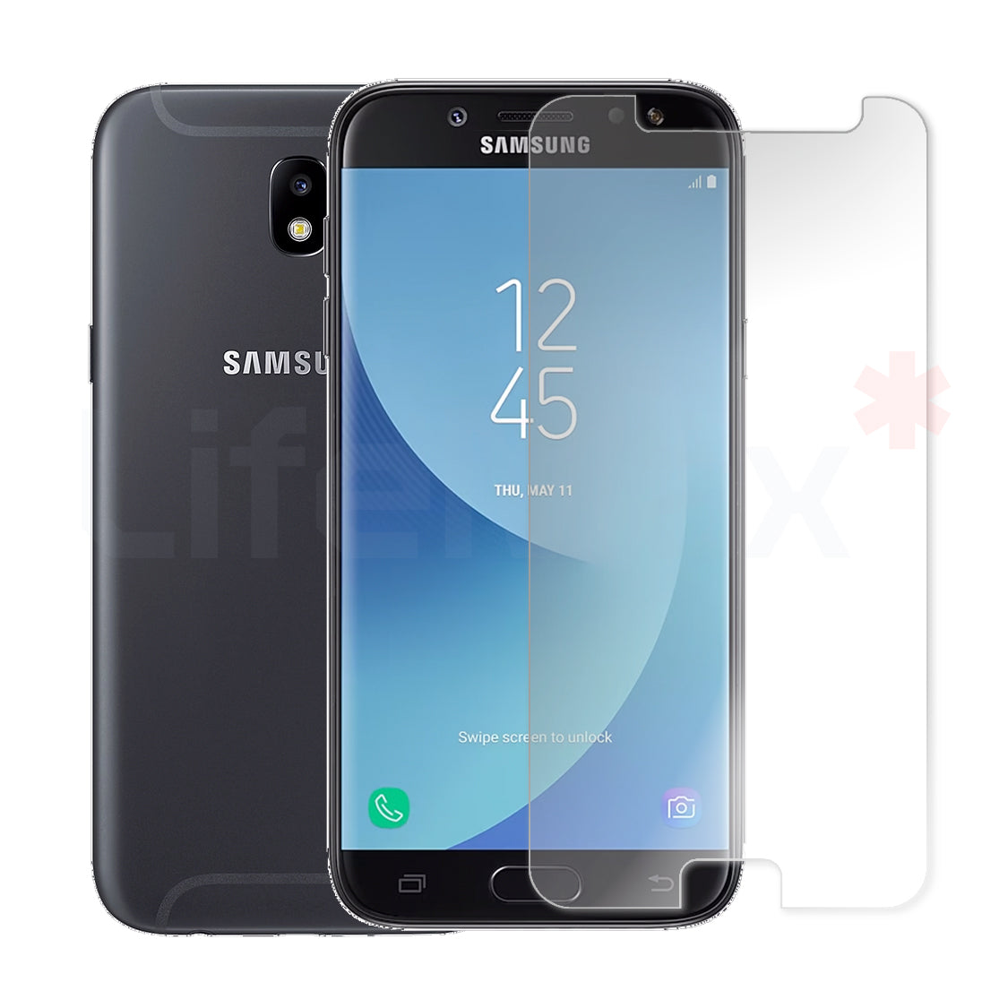 Lamina de Vidrio Templado Completa Resistente Compatible con Samsung Galaxy J5 Pro