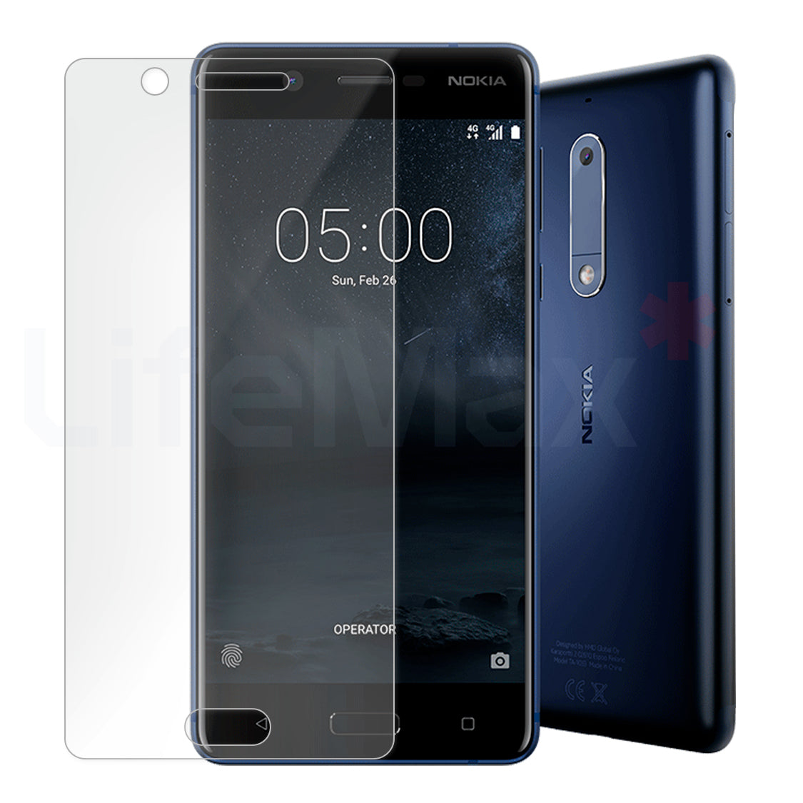 Lamina de Vidrio Templado Completa Resistente Compatible con Nokia 5