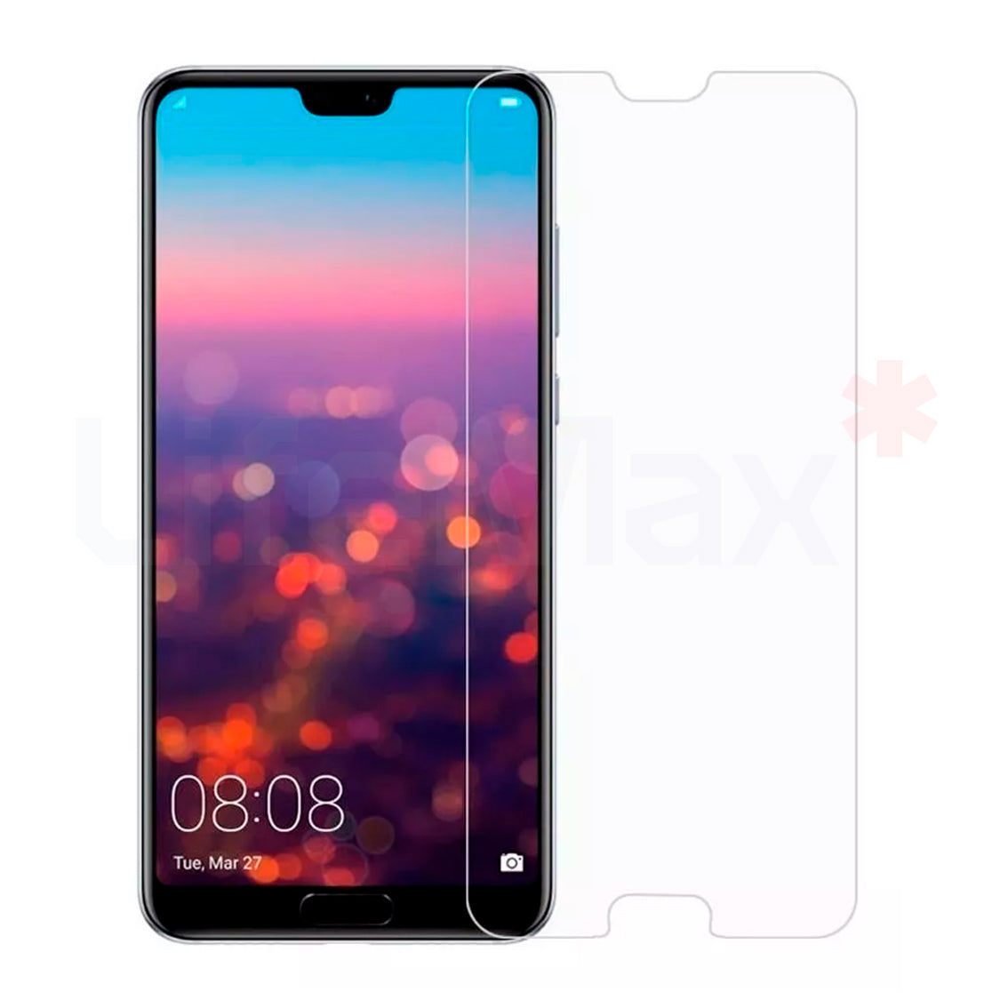 Lamina de Vidrio Templado Completa Resistente Compatible con Huawei P20 Pro