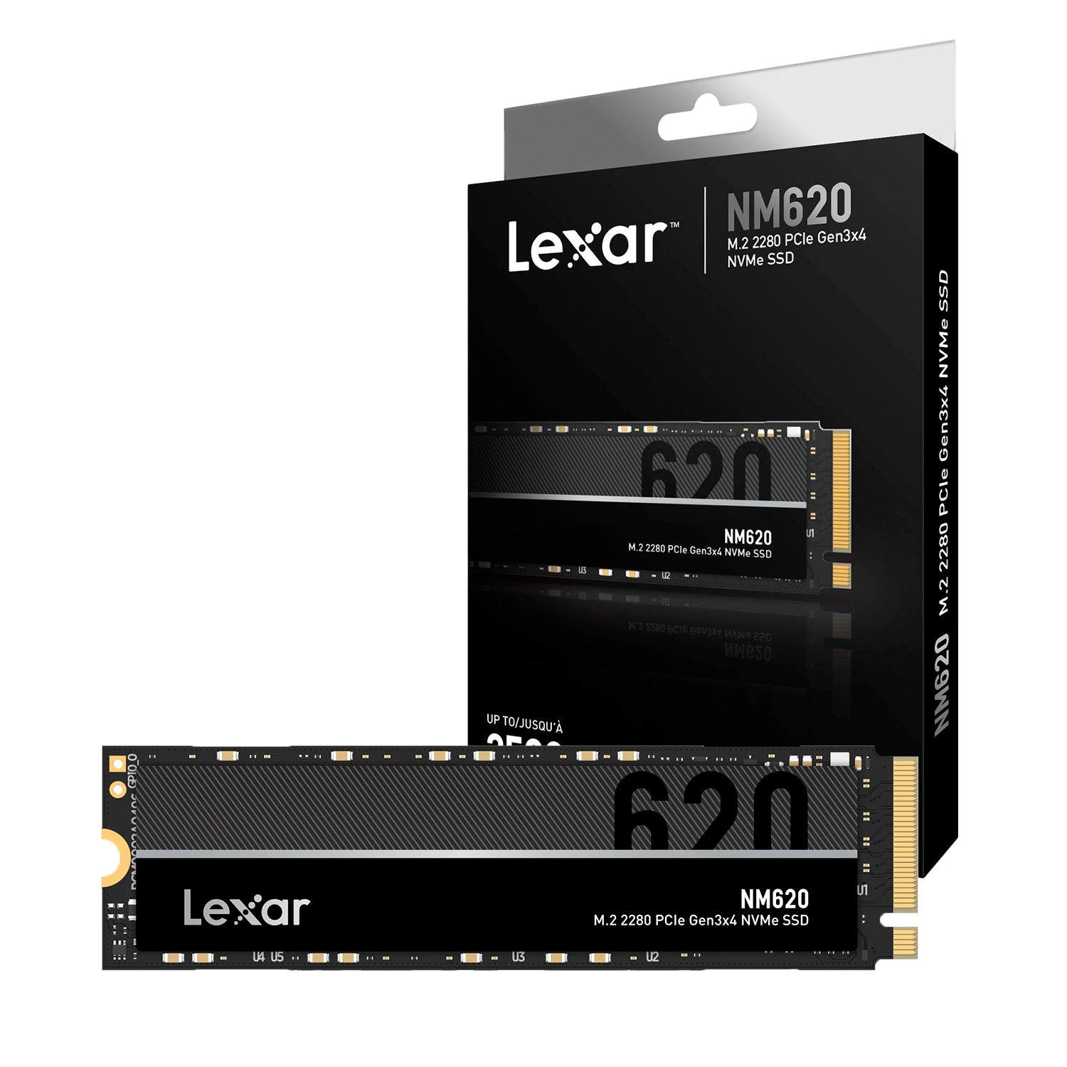 Disco Solido SSD Interno Lexar NM620 512GB M.2 2280 PCIe 3.0 NVMe 1.4 3500MB/s [ LNM620X512G-RNNNG ] - Mayorista de Tecnología