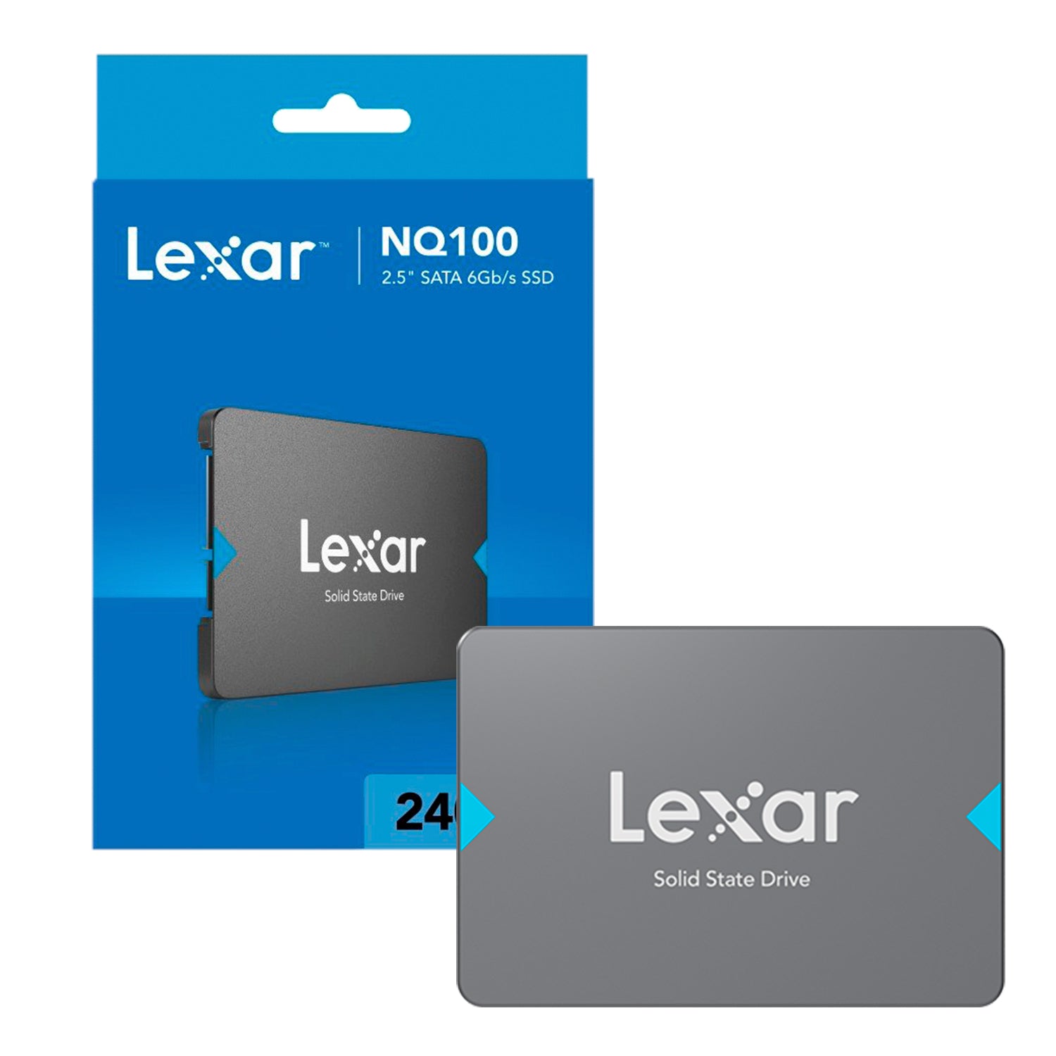Disco Solido SSD Interno Lexar NQ100 240GB 2.5in SATA III 6Gb/s 550MB ...
