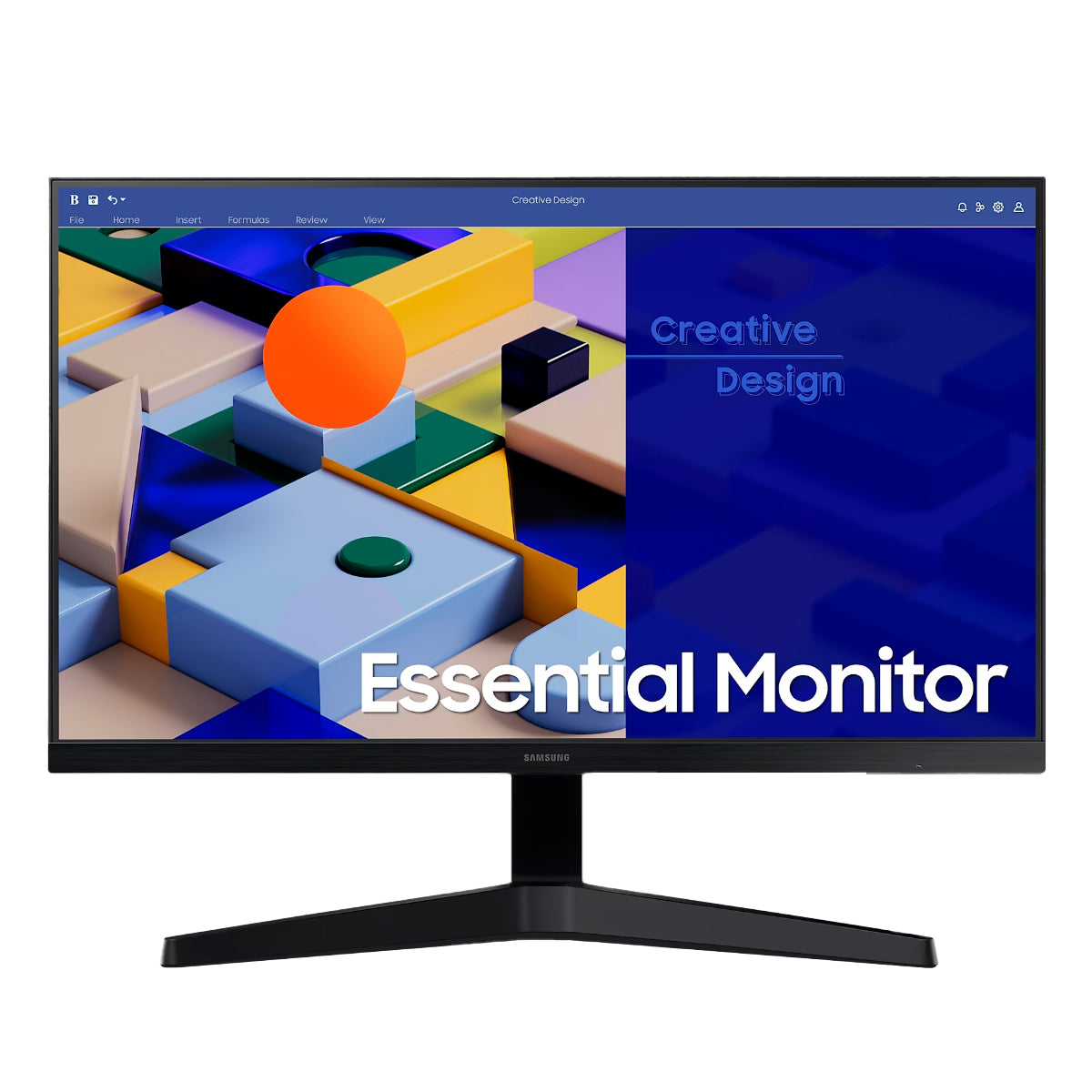 Monitor Plano Samsung 22in Full HD Panel IPS 75hz 5ms HDMI VGA FreeSync [ LS22C310EALXZS ] - Mayorista de Tecnología