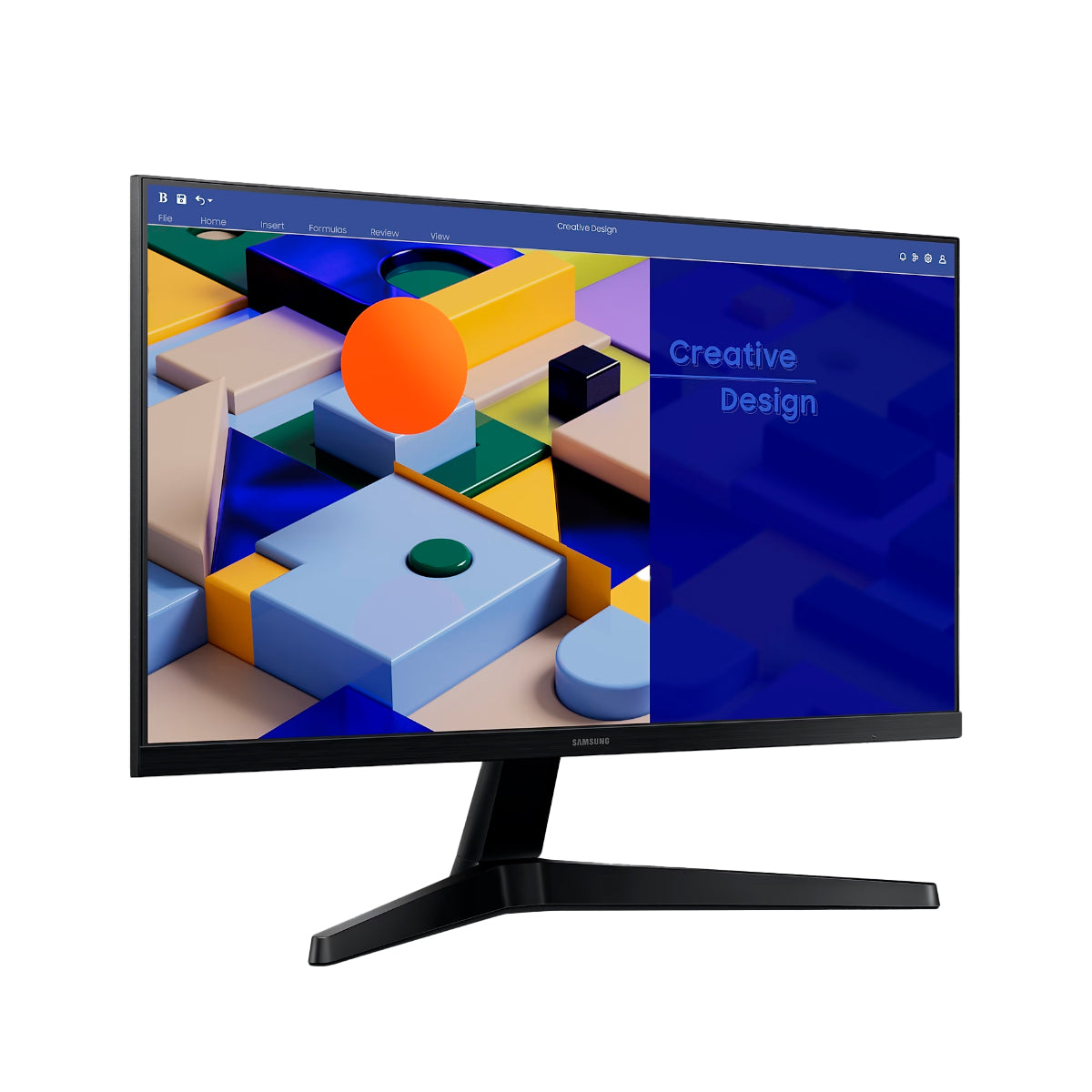 Monitor Plano Samsung 22in Full HD Panel IPS 75hz 5ms HDMI VGA FreeSync [ LS22C310EALXZS ] - Mayorista de Tecnología