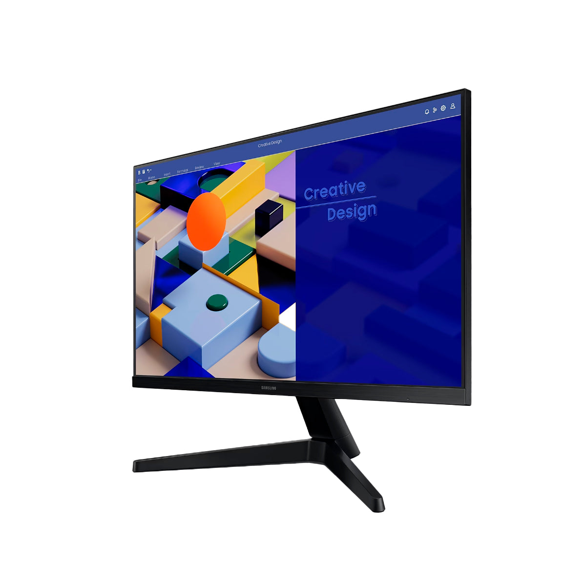 Monitor Plano Samsung 22in Full HD Panel IPS 75hz 5ms HDMI VGA FreeSync [ LS22C310EALXZS ]