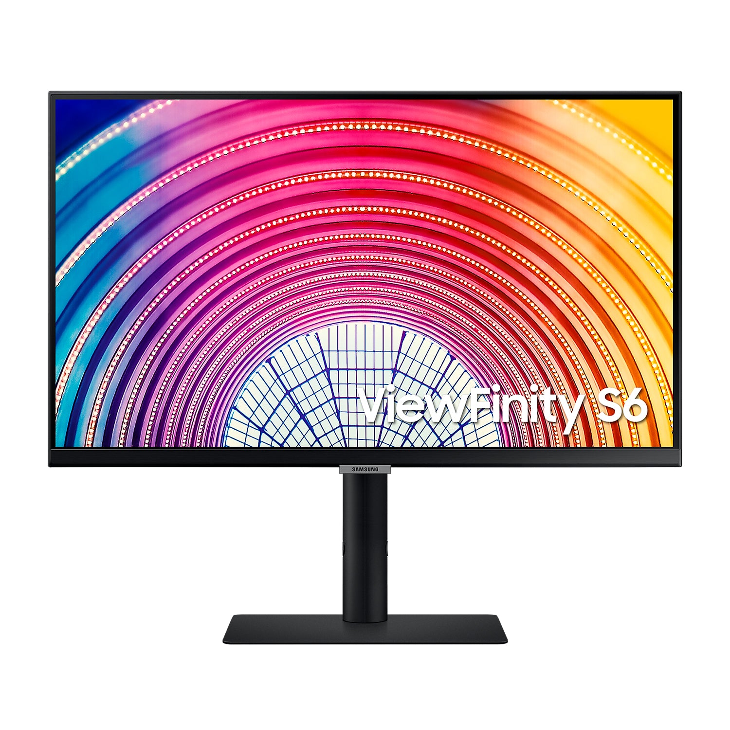 Monitor Samsung Viewfinity S6 24in QHD IPS Pivotable AMD FreeSync 75hz 5ms HDR10 USB Tipo C Multiuso - Mayorista de Tecnología