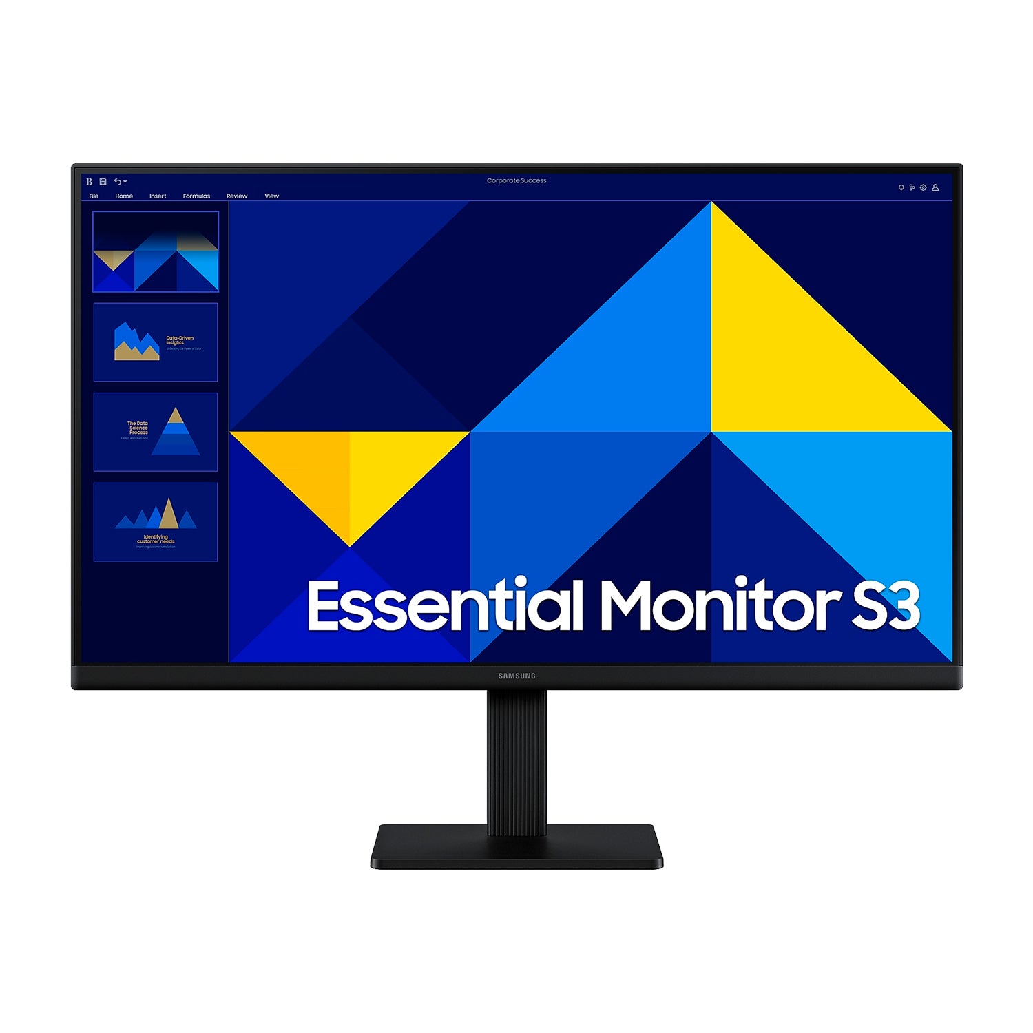 Monitor Samsung Essential S3 Plano 24in FHD 100Hz 5ms HDMI