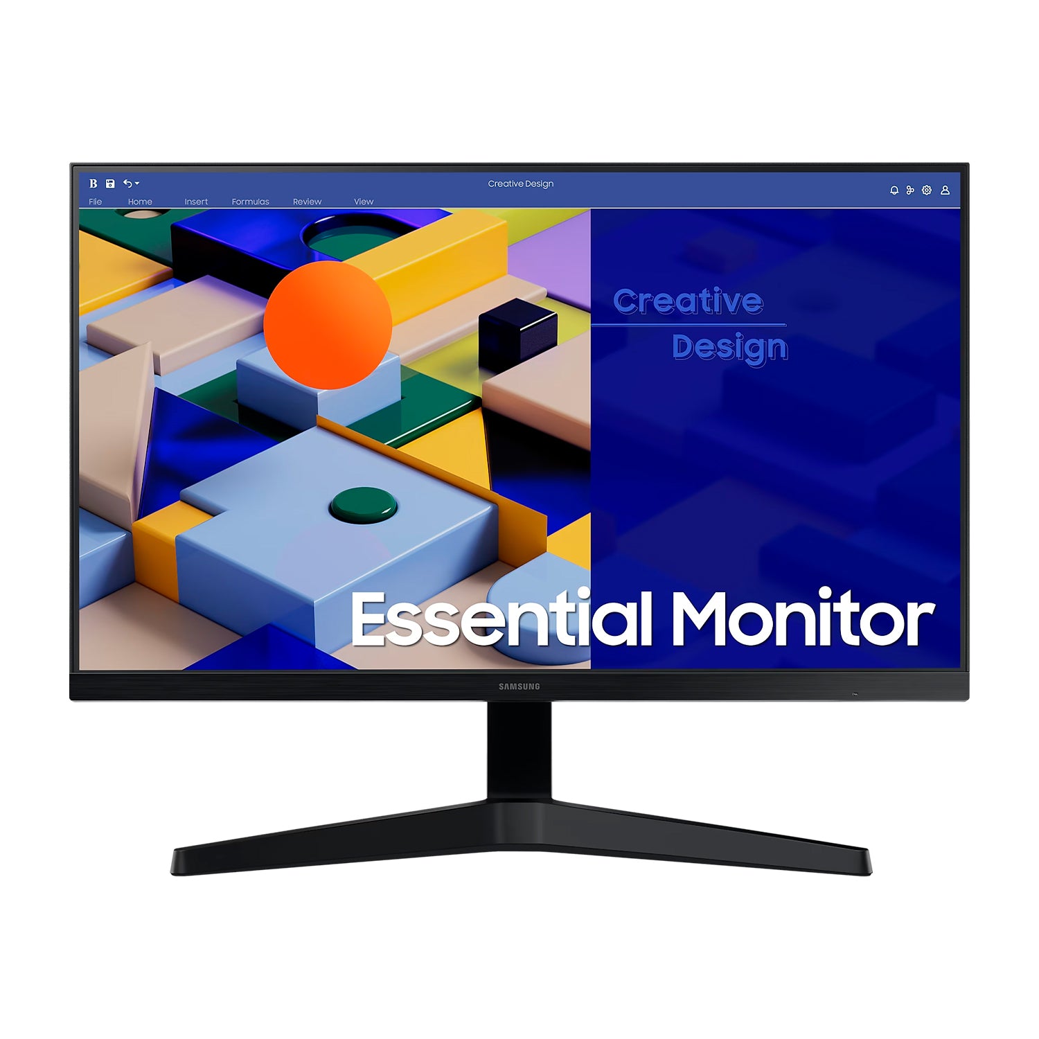 Monitor Samsung Essential S3 27in Full HD Panel IPS 75hz 5ms HDMI VGA AMD FreeSync Flicker Free - Mayorista de Tecnología