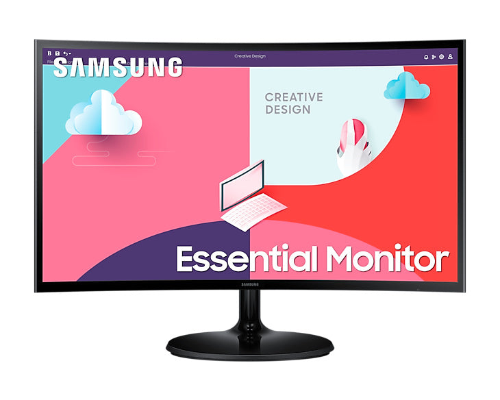 Monitor Samsung Curvo 27 FHD 75Hz 5ms FreeSync S27C360EAL - Mayorista de Tecnología