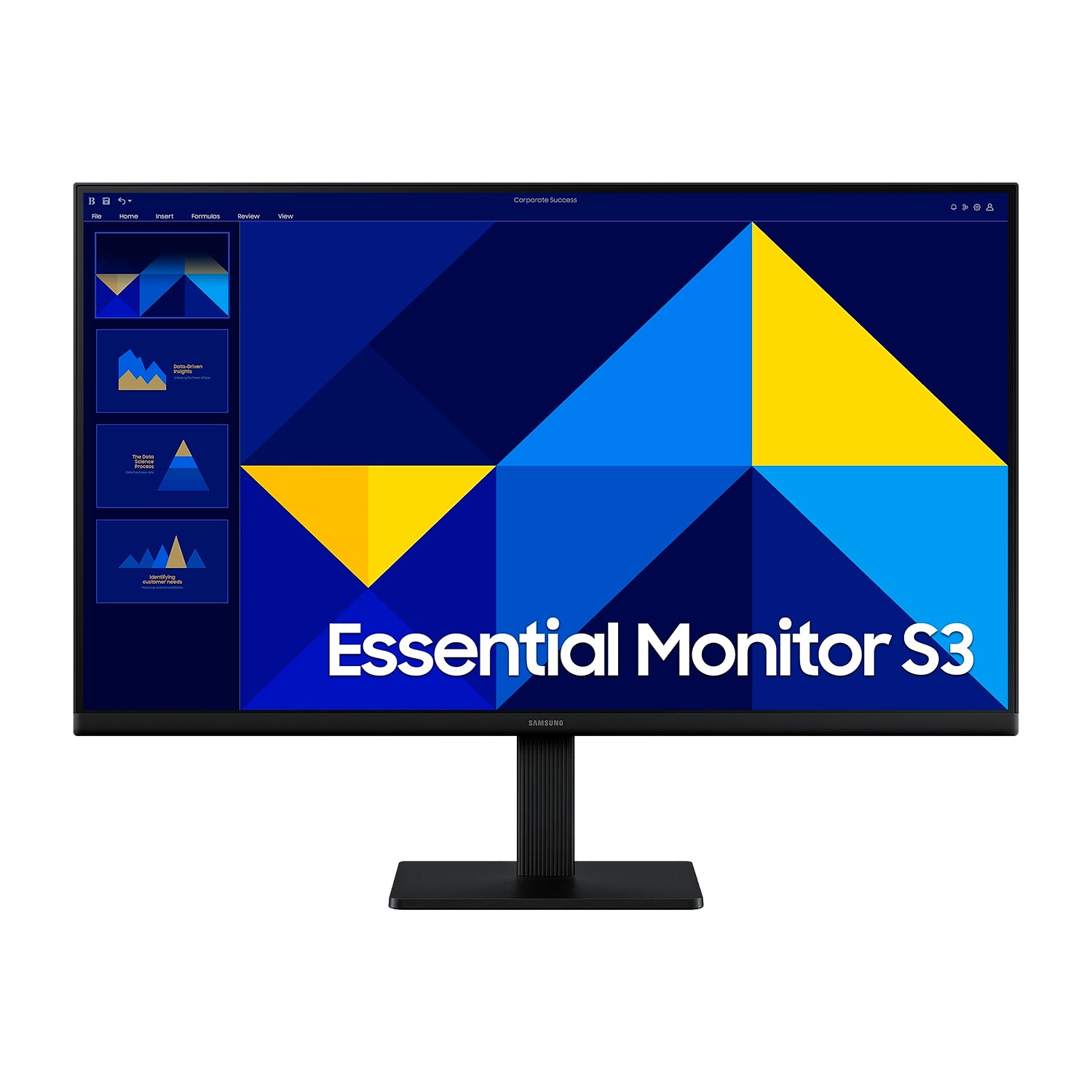 Monitor Samsung Plano 27" Essential S3 FHD 100Hz HDMI 5ms