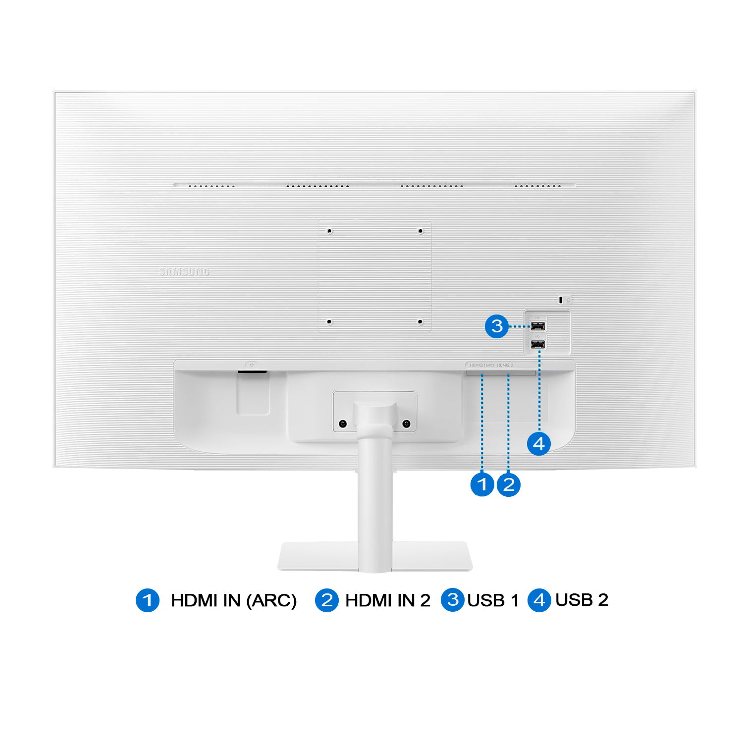 Monitor Samsung Smart TV M5 27in FHD HDR10 Bluetooth Wifi Inalambrico  Control Multiple SmartThings