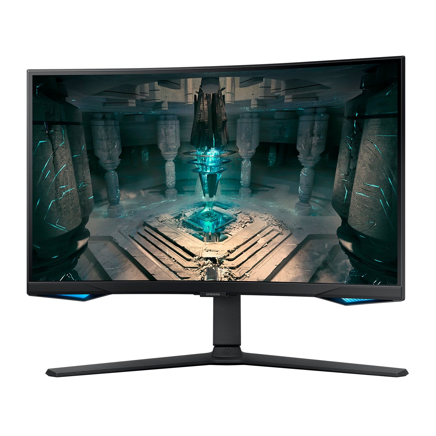 Monitor Gamer Curvo Samsung Odyssey G6 32in QHD CoreSync Inalambrico VA Pivote 240Hz 1ms FreeSync