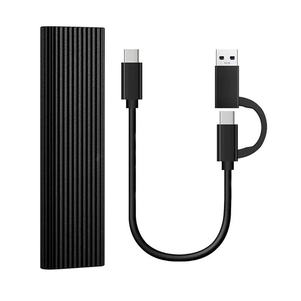 Case Cofre para Disco SSD M.2 NVME / NGFF 10Gbps USB-C/USB 3.1 Compatible 2230 / 2242 / 2260 / 2280 - Mayorista de Tecnología