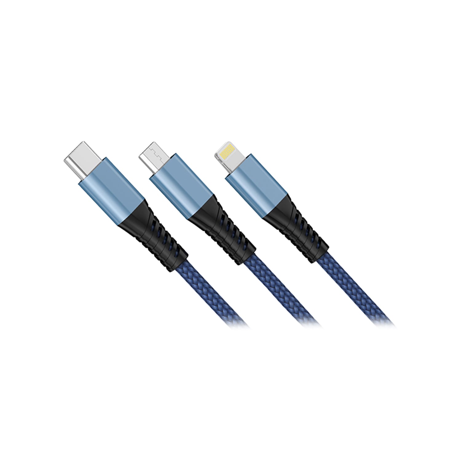 Cable de Carga Rapida 3en1 3A 120cms Master G [ MGCA31 ] - Mayorista de Tecnología