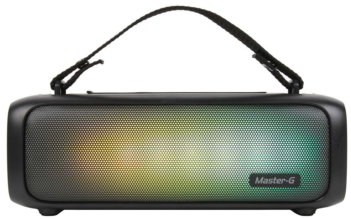 Parlante MasterG GBOOM Bluetooth 2in x2 Funcion TWS LED RGB