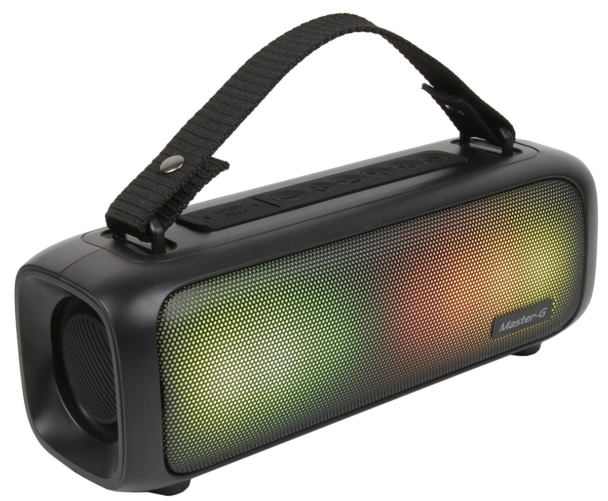 Parlante MasterG GBOOM Bluetooth 2in x2 Funcion TWS LED RGB