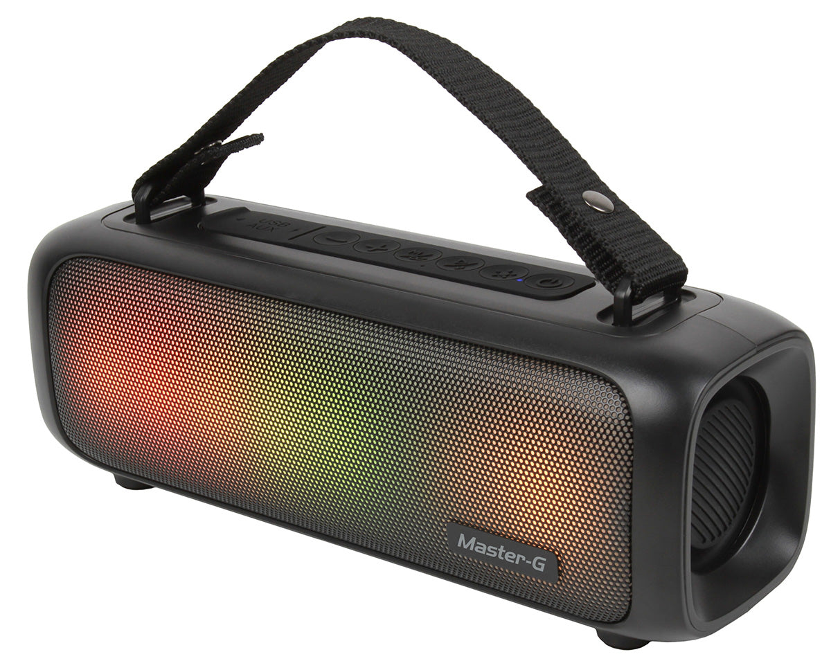 Parlante MasterG GBOOM Bluetooth 2in x2 Funcion TWS LED RGB