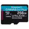 Kingston Canvas Go! Plus Tarjeta de Memoria MicroSDXC 256GB | Lifemax