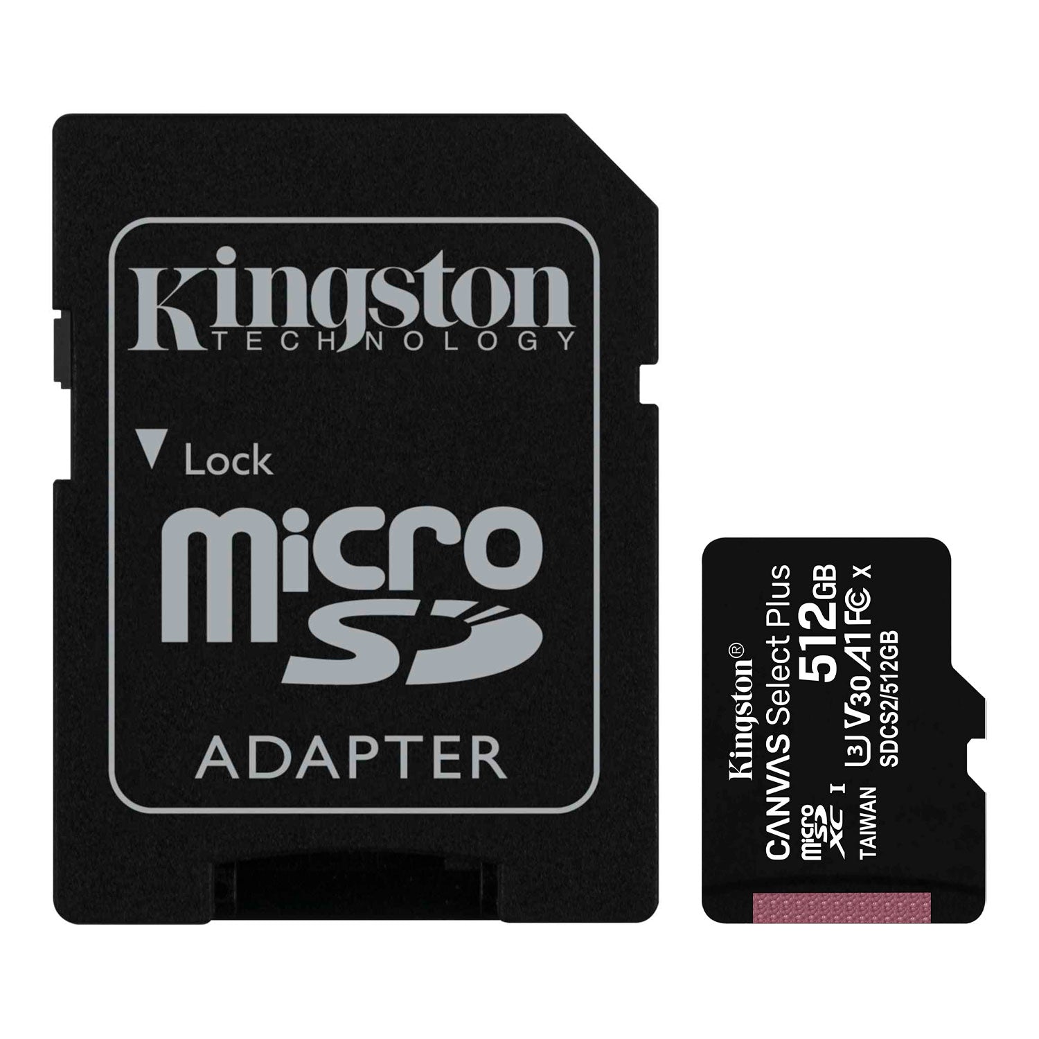 Memoria MicroSD 512GB Kingston Canvas Select Plus + Adap. SD | Lifemax - Mayorista de Tecnología