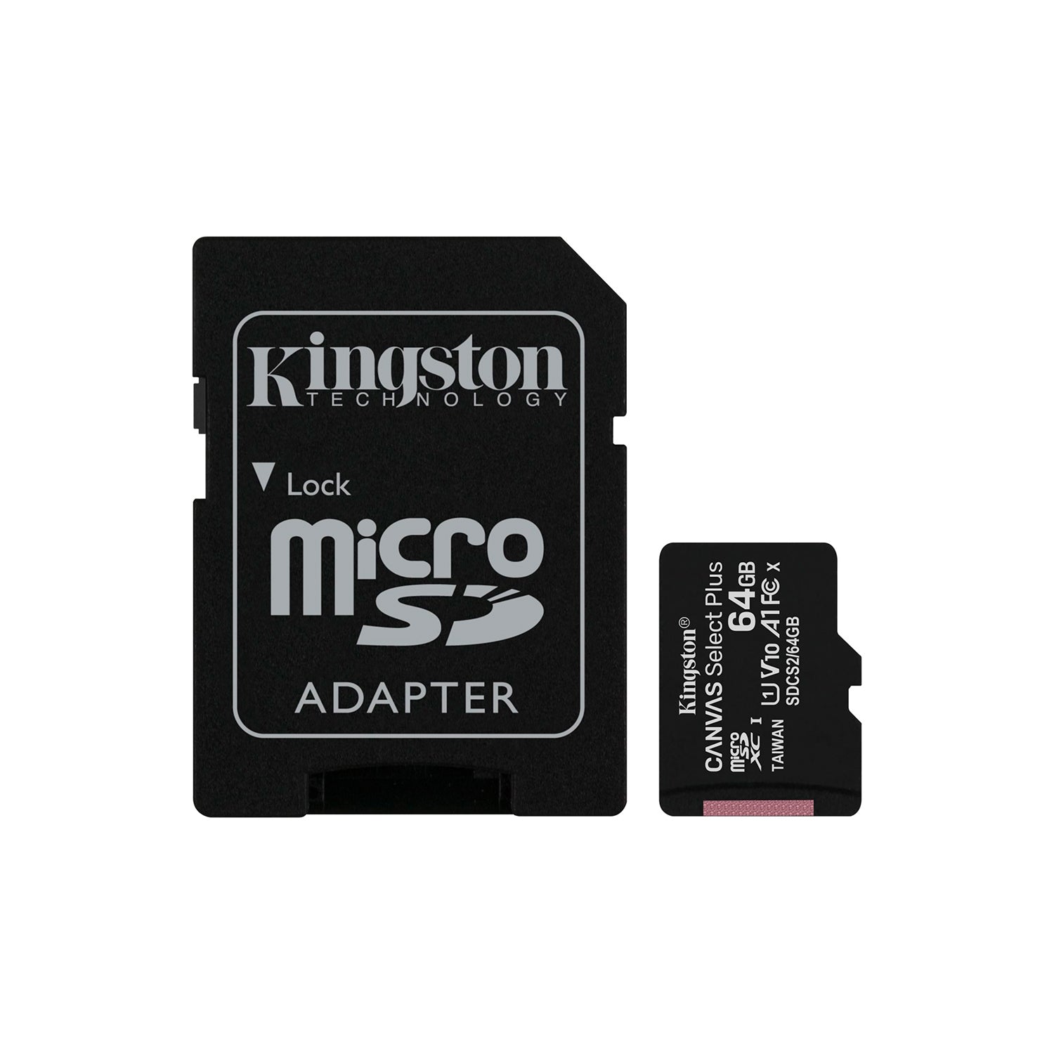 Memoria Microsdxc Kingston Canvas Select Plus 64GB 100MB/S [ SDCS2/64GB ] - Mayorista de Tecnología