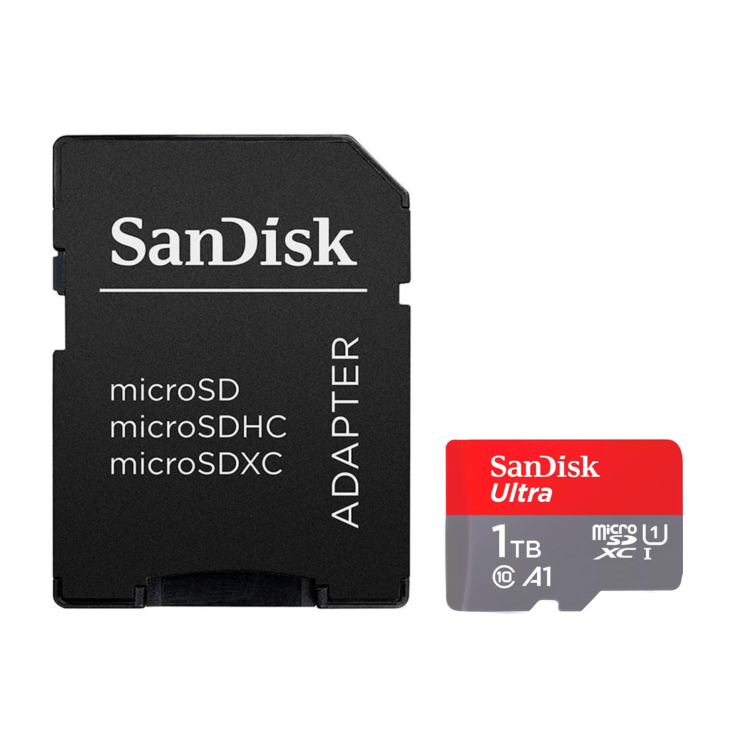 Tarjeta de Memoria MicroSDXC 1TB SanDisk Ultra Clase 10 UHS-I A1 FHD 150MB/s + Adaptador