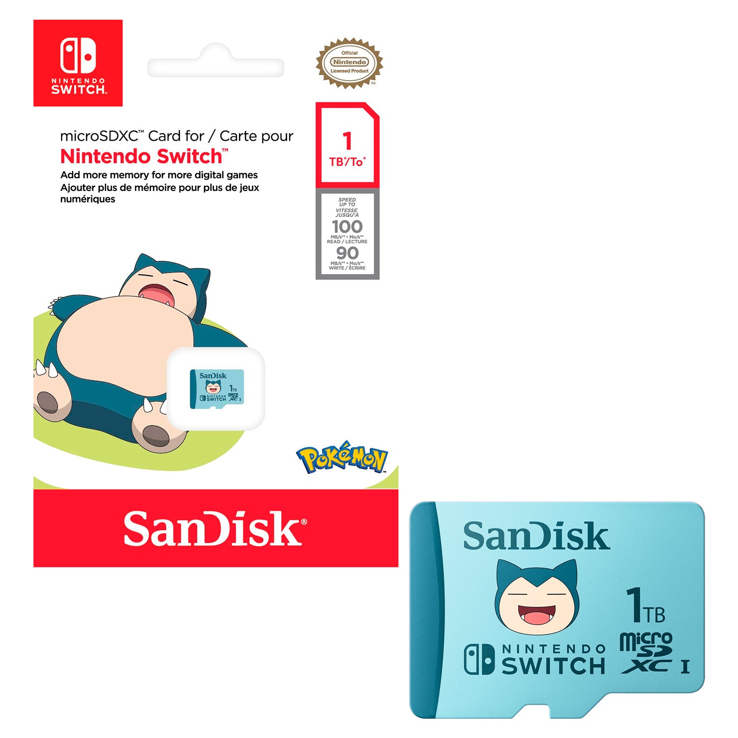Tarjeta MicroSDXC SanDisk 1TB Nintendo Switch 4K U3 100MB/s